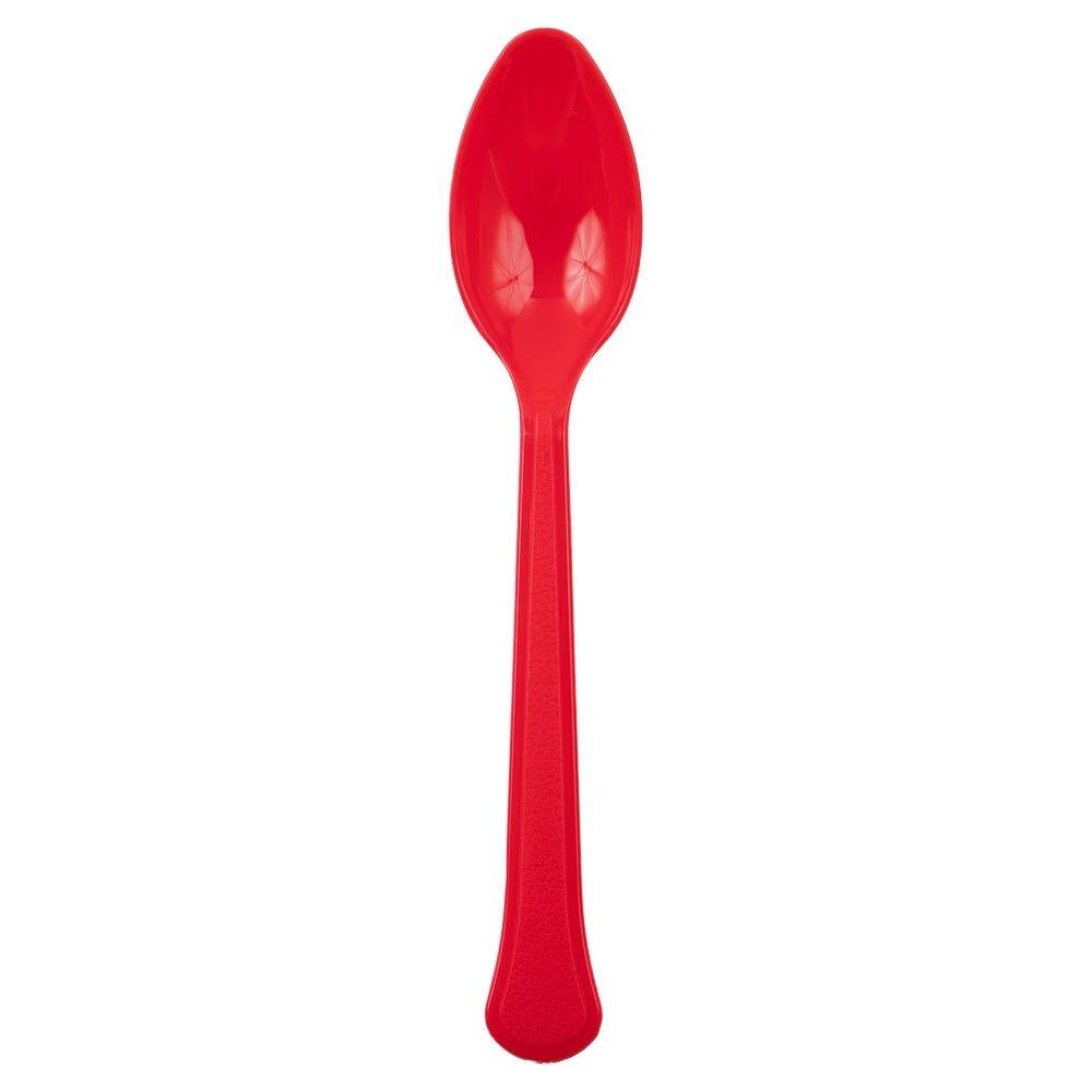 JAM Paper Premium Disposable Plastic Spoons, 48ct.