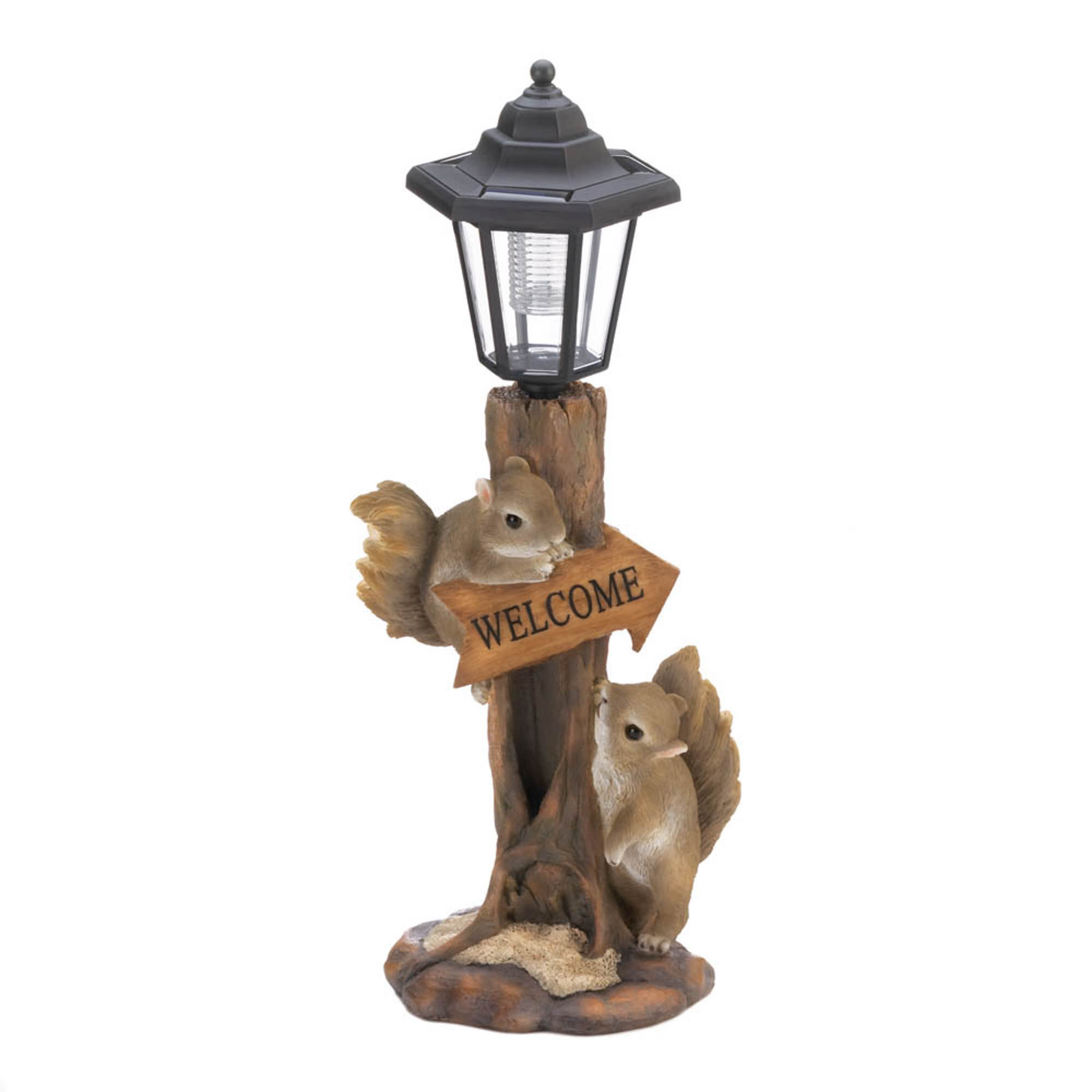 10 Friendly Squirrels Solar Figurine Michaels