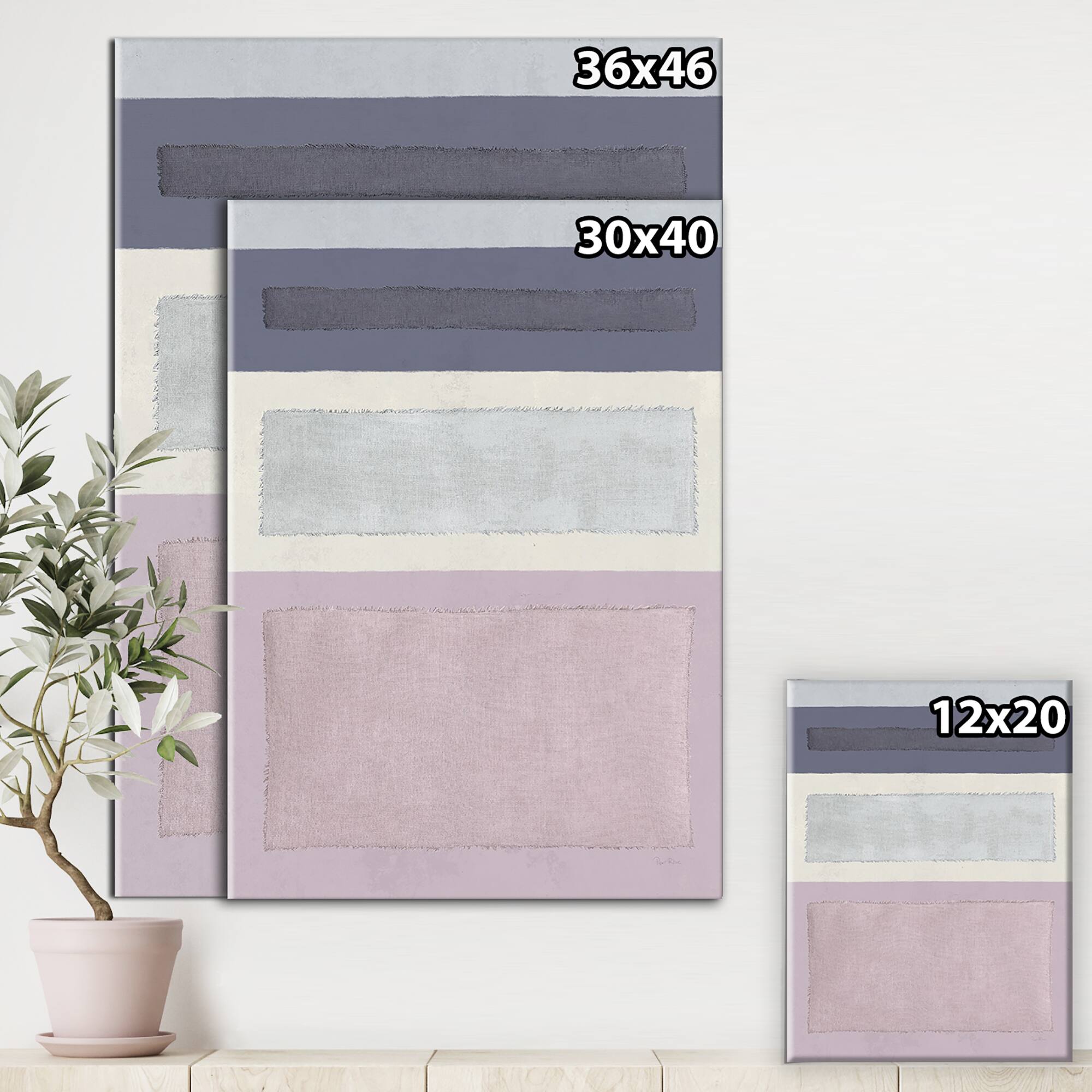 Designart - Painted Weaving IV FB - Modern &#x26; Contemporary Canvas Art