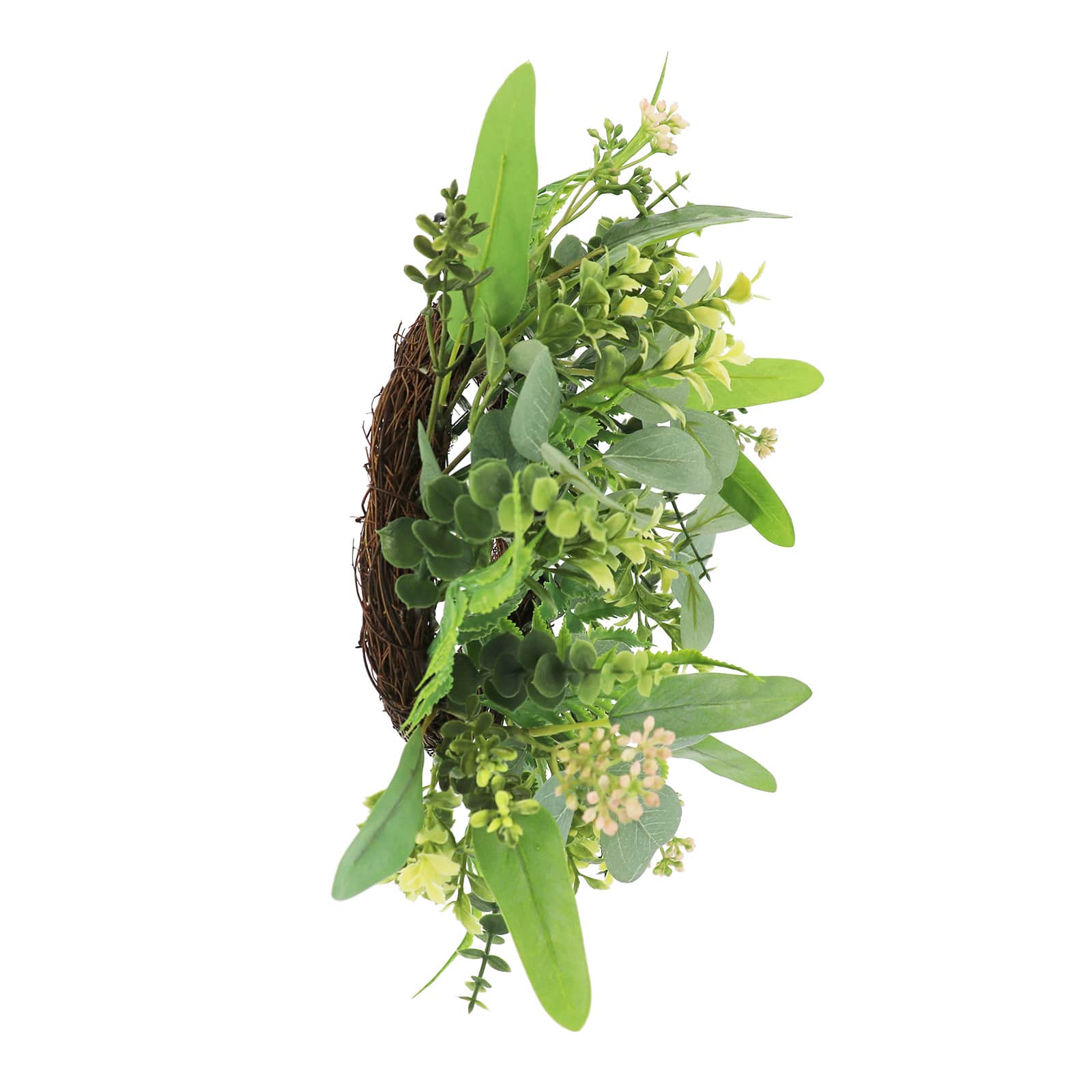 12&#x22; Mini Eucalyptus &#x26; Sedum Wreath by Ashland&#xAE;