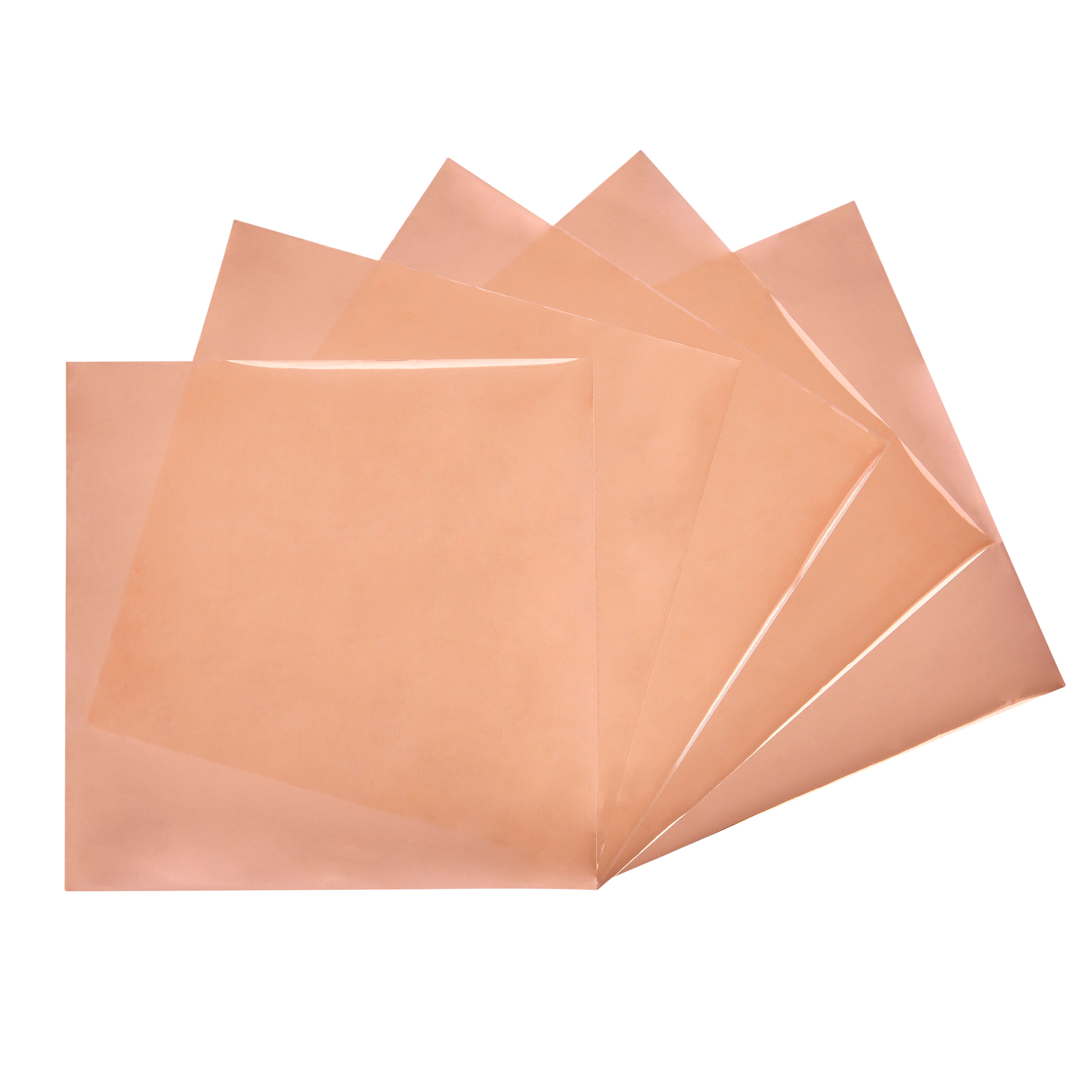 18 Packs: 5 ct. (90 total) 5.5&#x22; Rose Gold Foil Transfer Sheets by Recollections&#x2122;