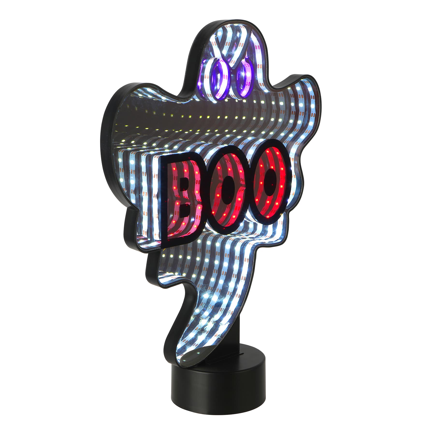 13" Ghost with Boo Sign LED Infinity Light by Ashland®