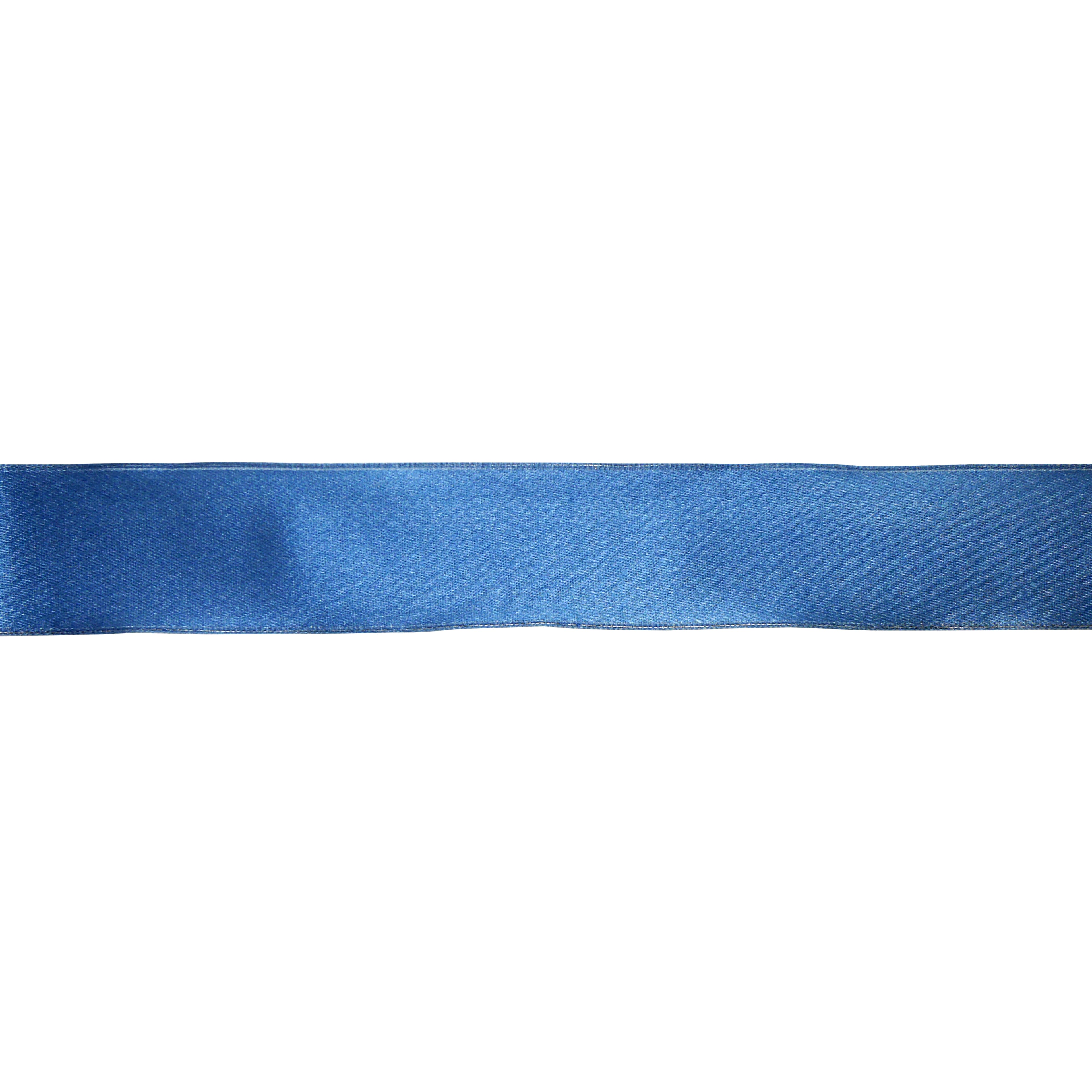 1.5&#x22; x 30ft. Navy Wired Satin Ribbon by Celebrate It&#xAE;