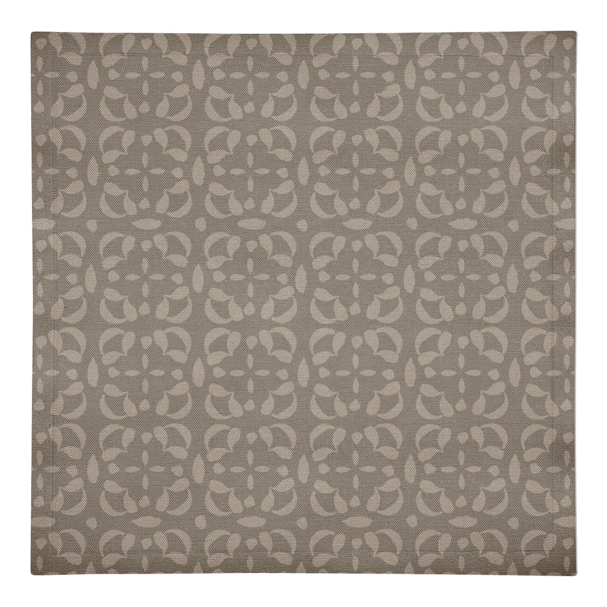 Intricate Circle Stack Cotton Twill Napkin