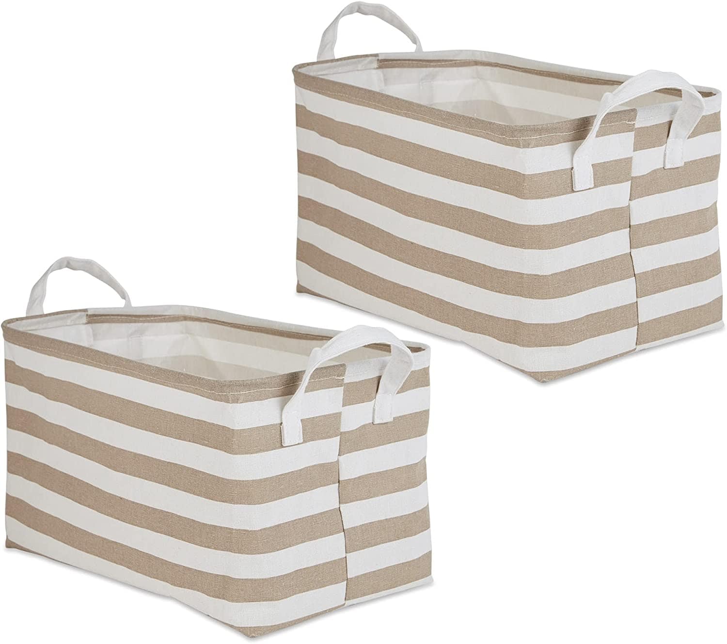 DII&#xAE; Striped Laundry Bins, 2ct.