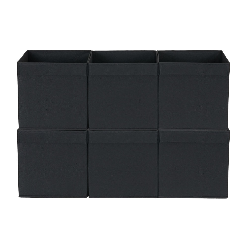 Household Essentials 11&#x22; Storage Cubes with Lip Handles, 6ct.