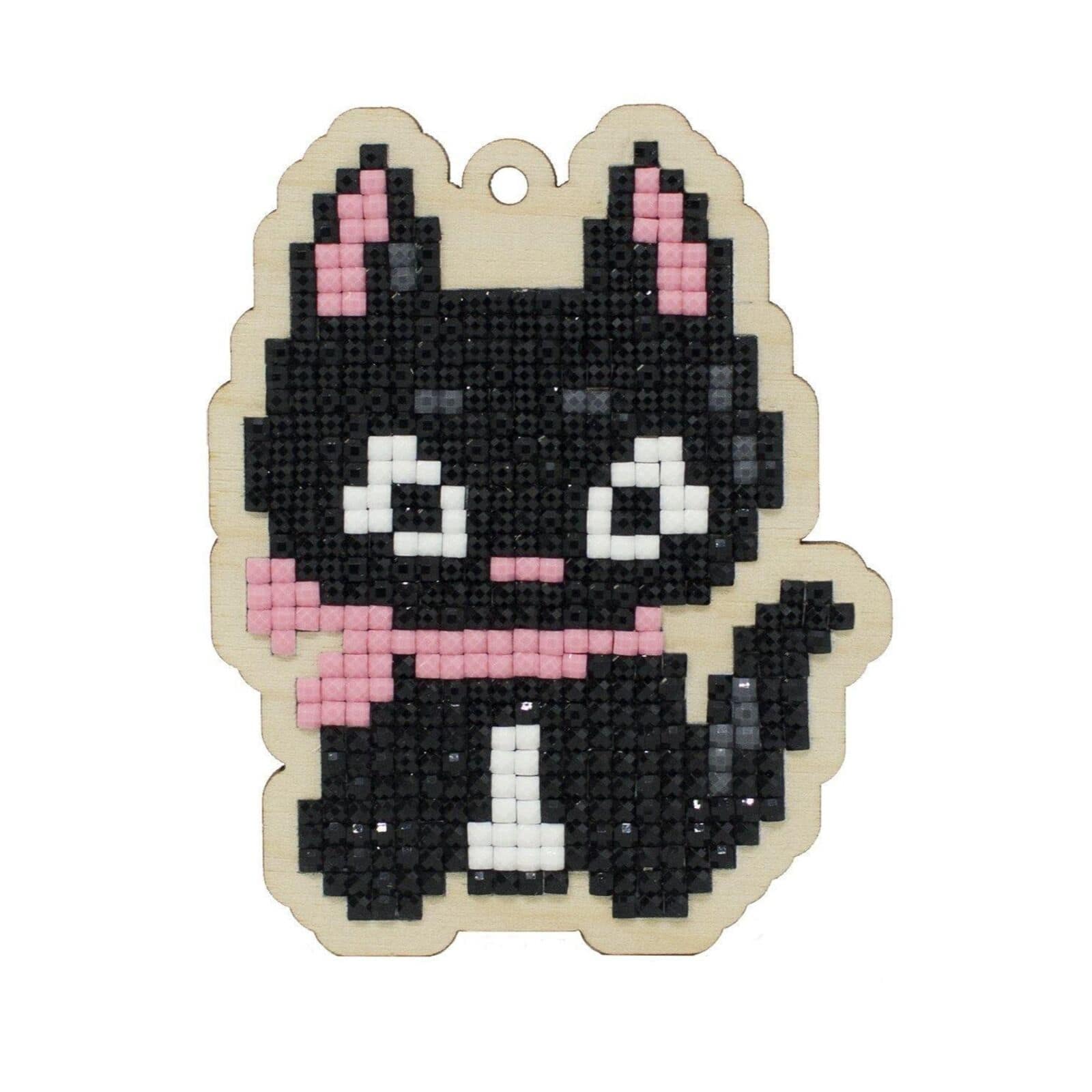 Wizardi Diamond Painting Kit Cat With Bow Tie