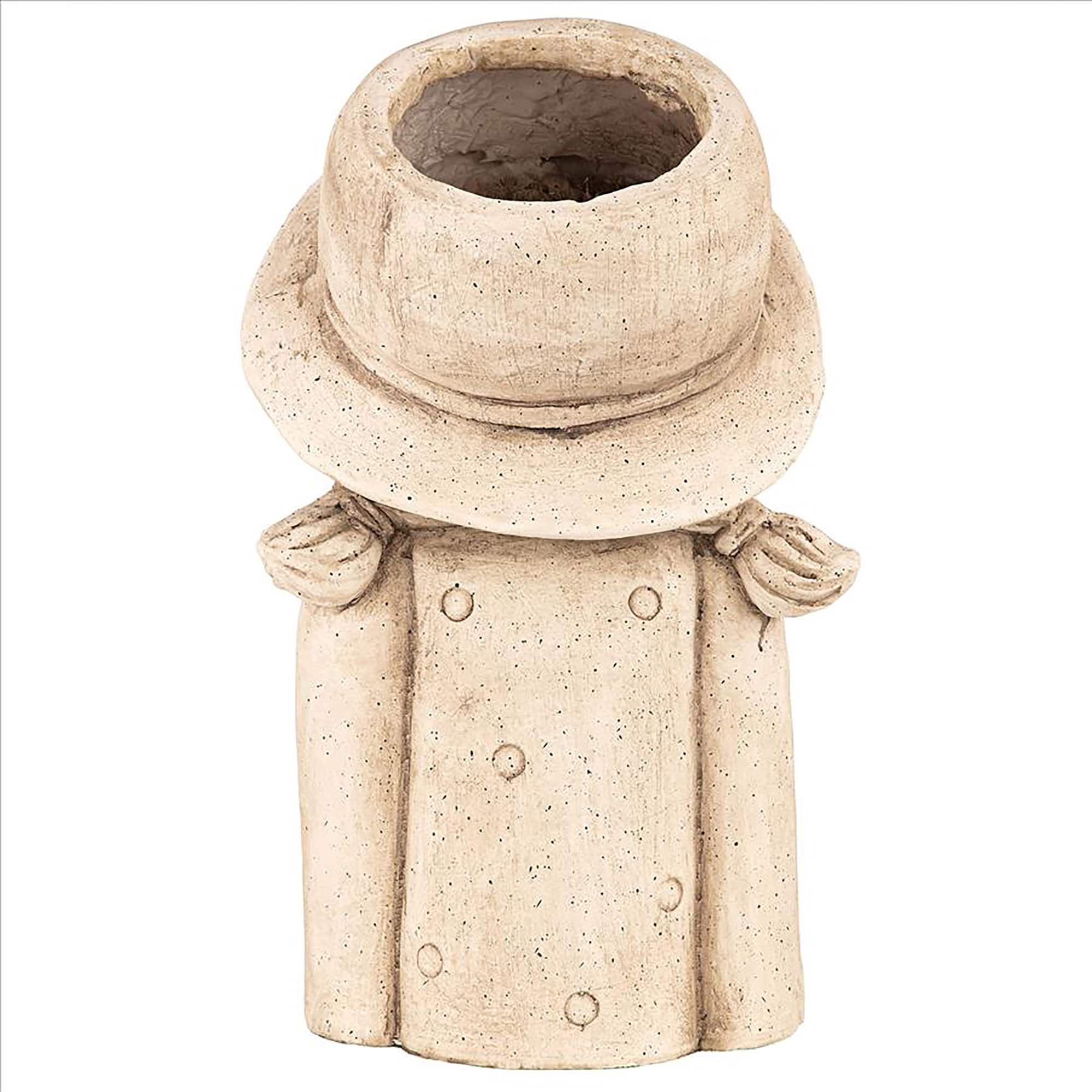 Design Toscano 15.5" Kissy Face Hat Girl Sculptural Planter