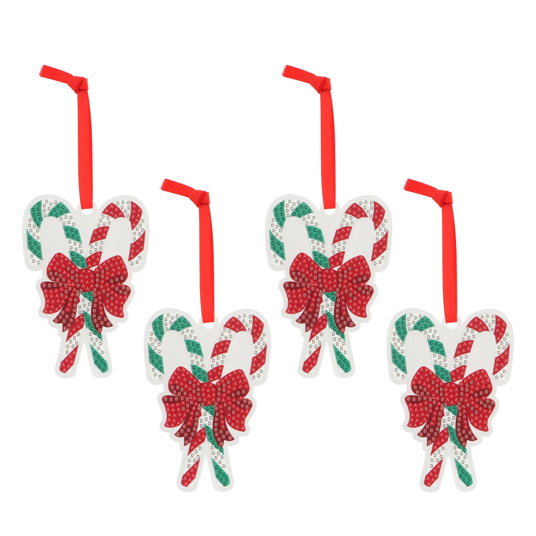 Candy Canes Diamond Art Ornaments Kit by Make Market&#xAE;