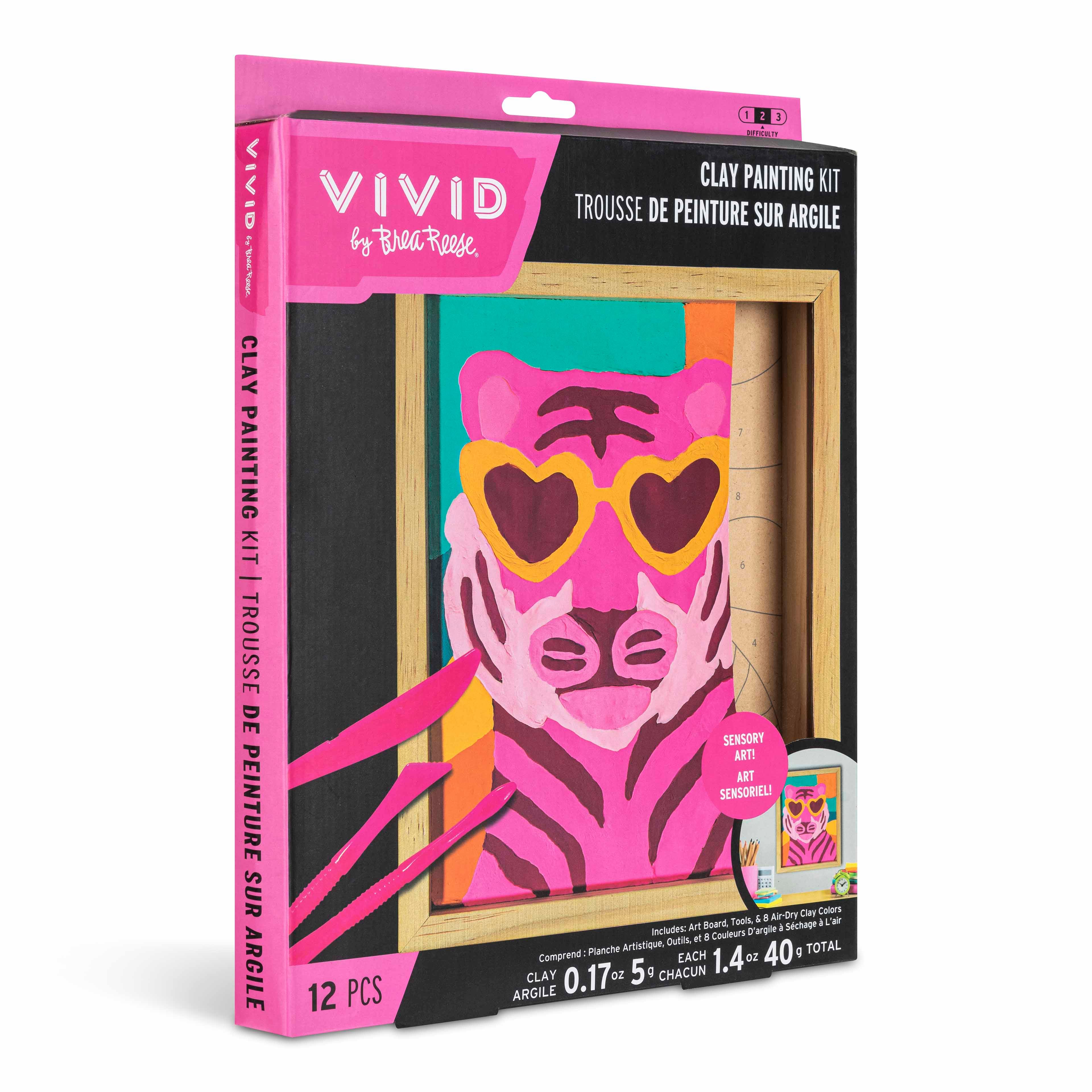 VIVID by Brea Reese&#xAE; Tiger Clay Painting Kit