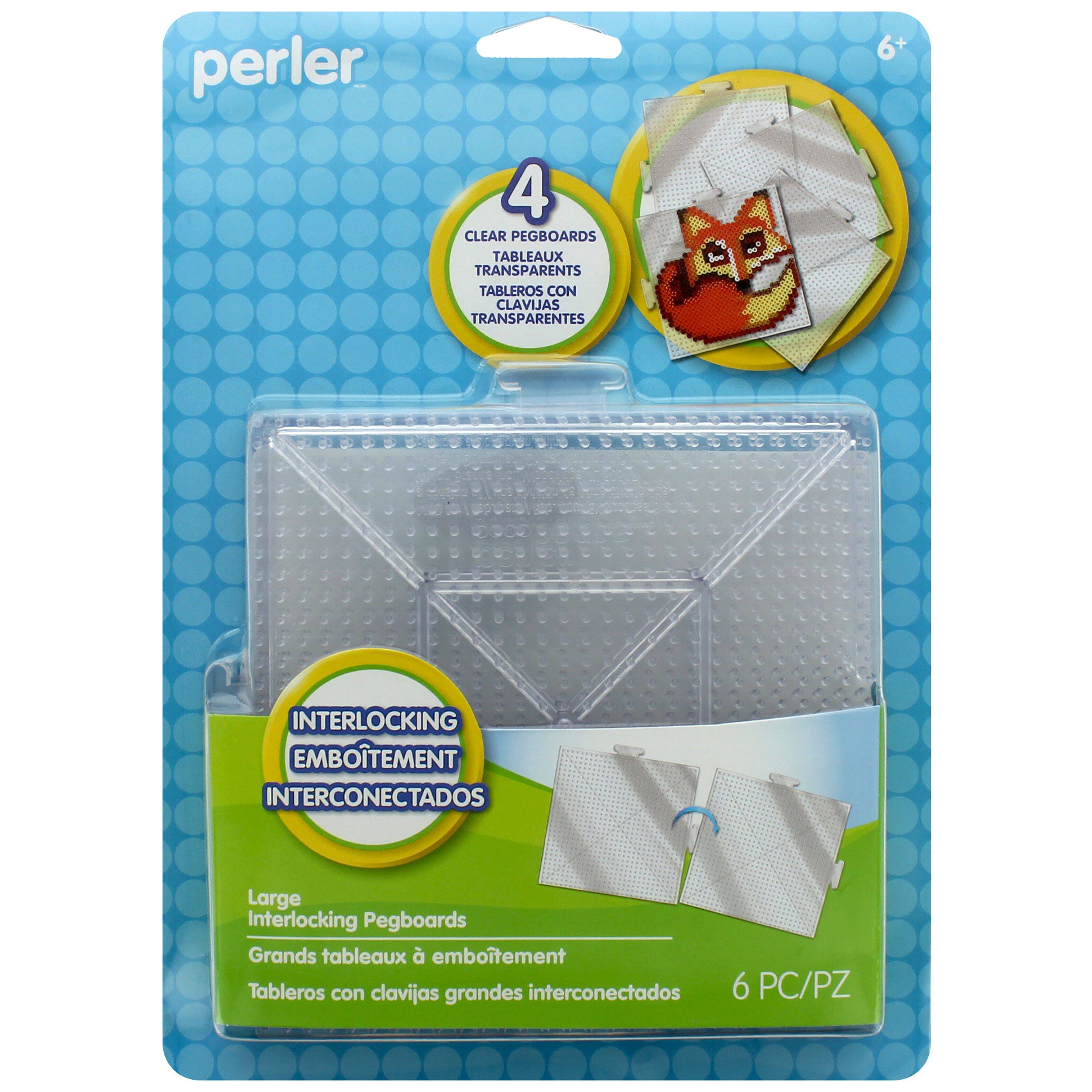 Perler® Large Clear Fused Bead Pegboards, 4ct. Michaels