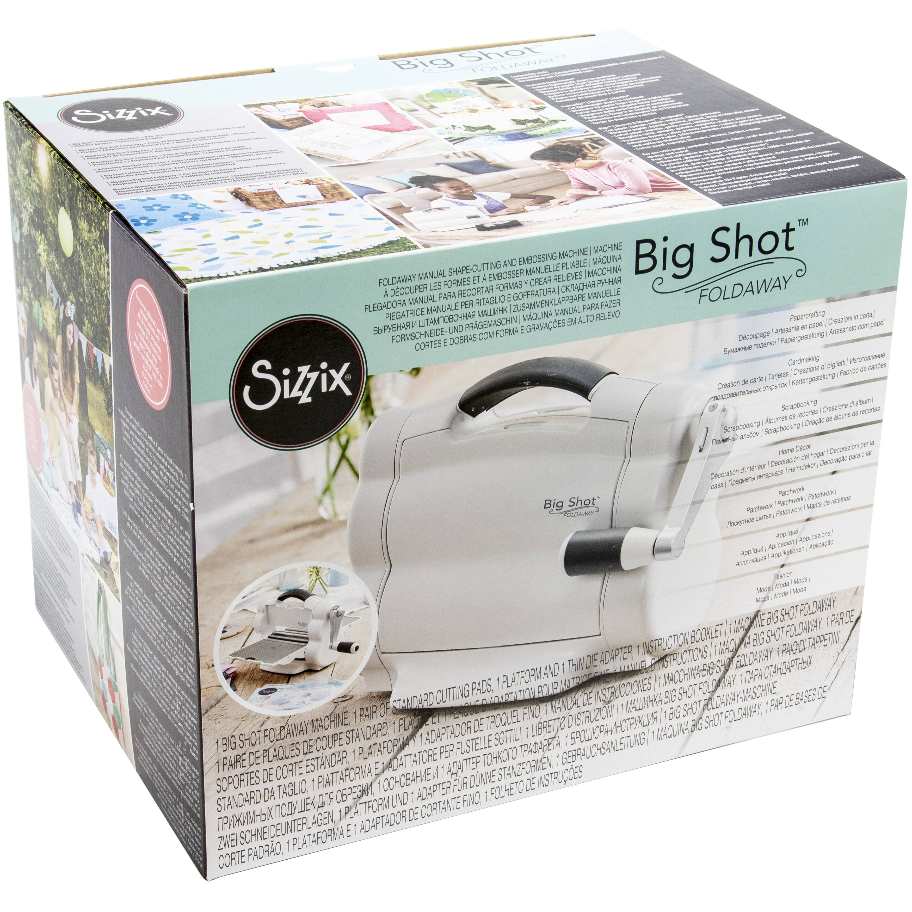 Sizzix Big Shot Switch Plus Starter Kit (White), Electric Die Cutting &  Embossing Machine For Arts & Crafts, Card Making, Scrapbooking & Papercraft