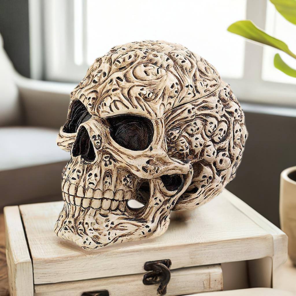 Design Toscano 6.5" Skull's Soul Spirit Sculptural Box