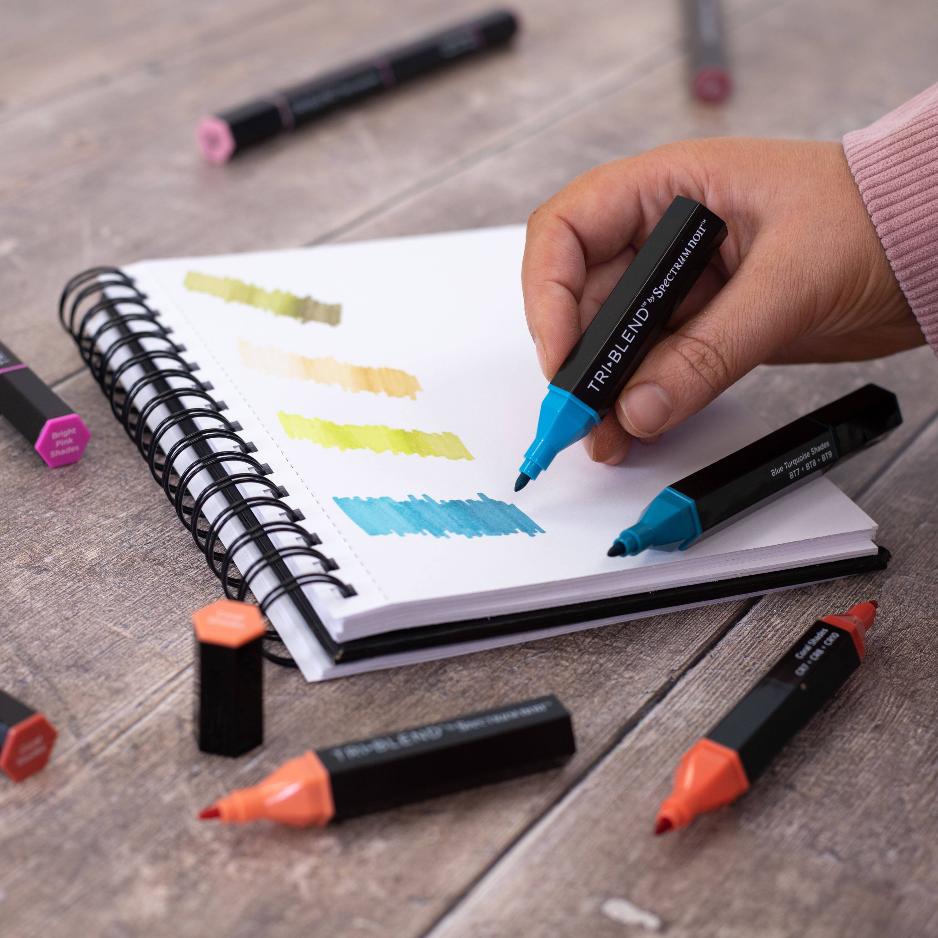 Spectrum Noir™ TriBlend™ Jewel Shades Brush Marker Set