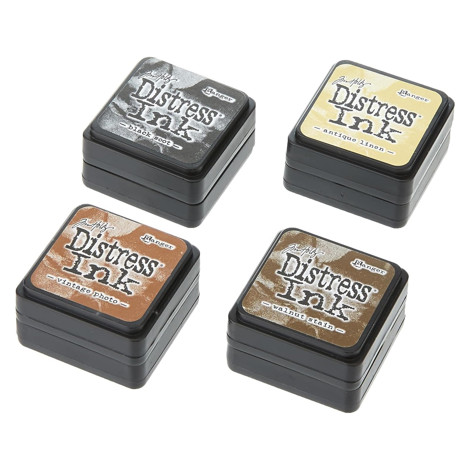 6 Packs: 4 ct. (24 total) Tim Holtz&#xAE; Mini Distress Ink Pads, Kit 3