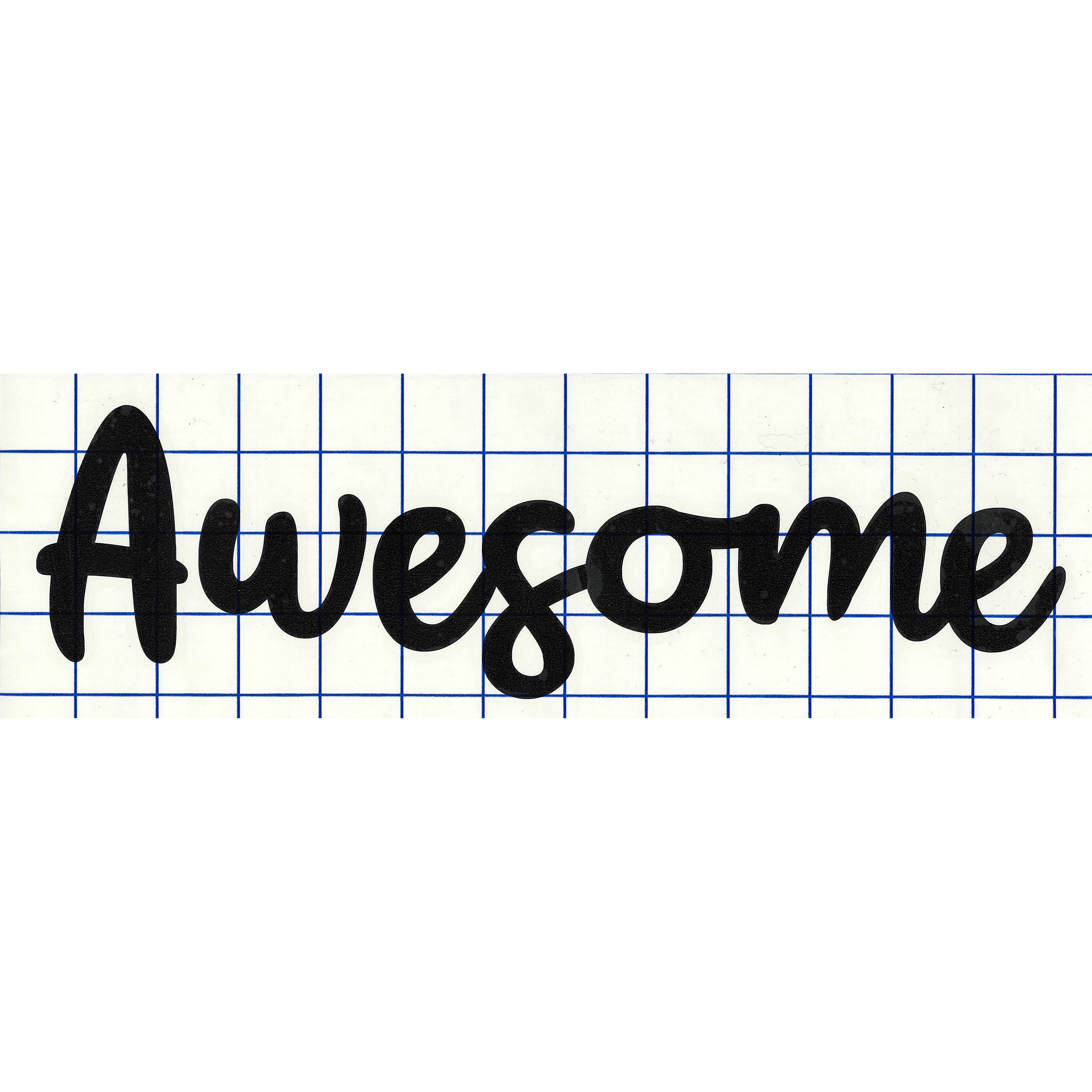 Leisure Arts® Vinyl Awesome Black Wall Decal