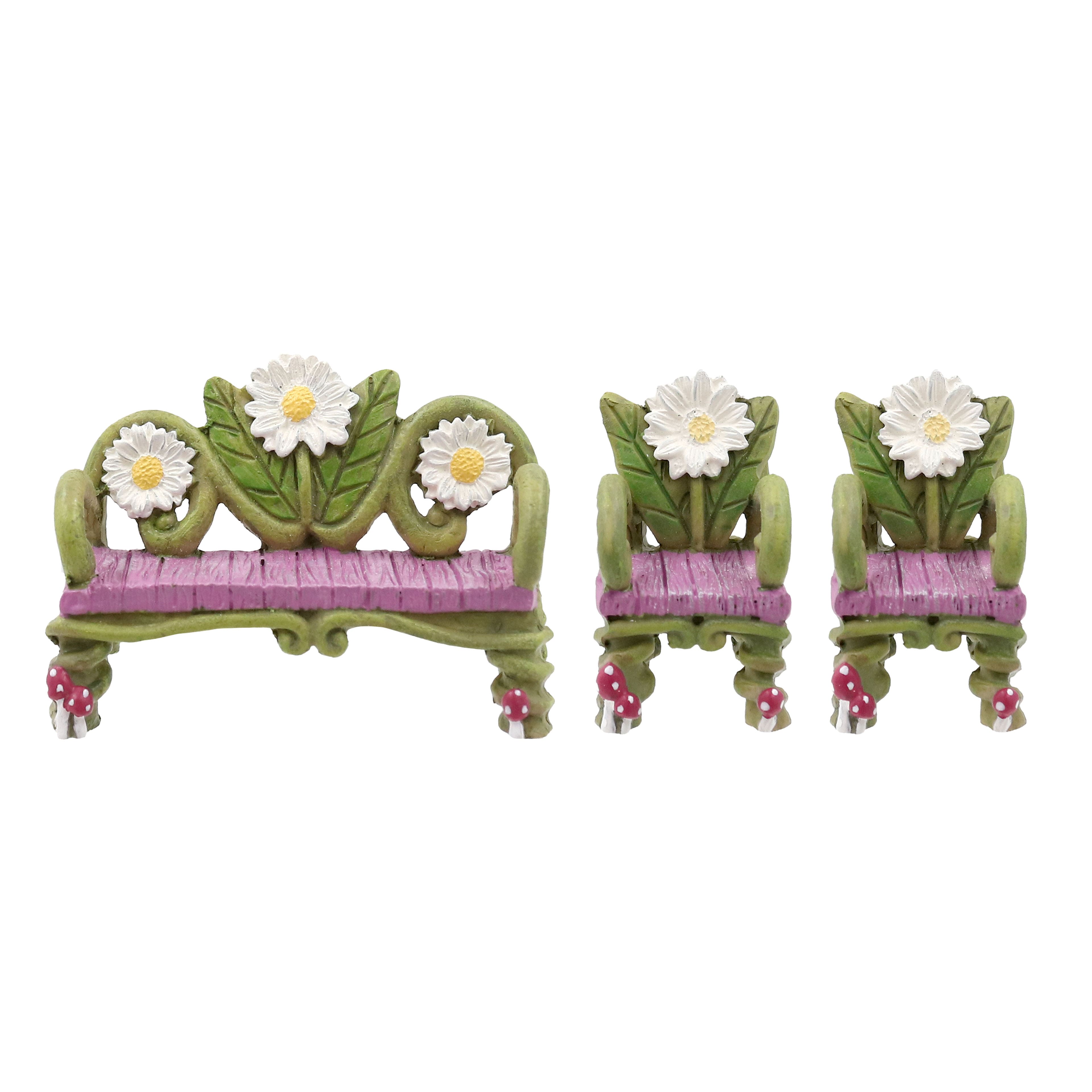 Mini Garden Bench &#x26; Chair by Make Market&#xAE;