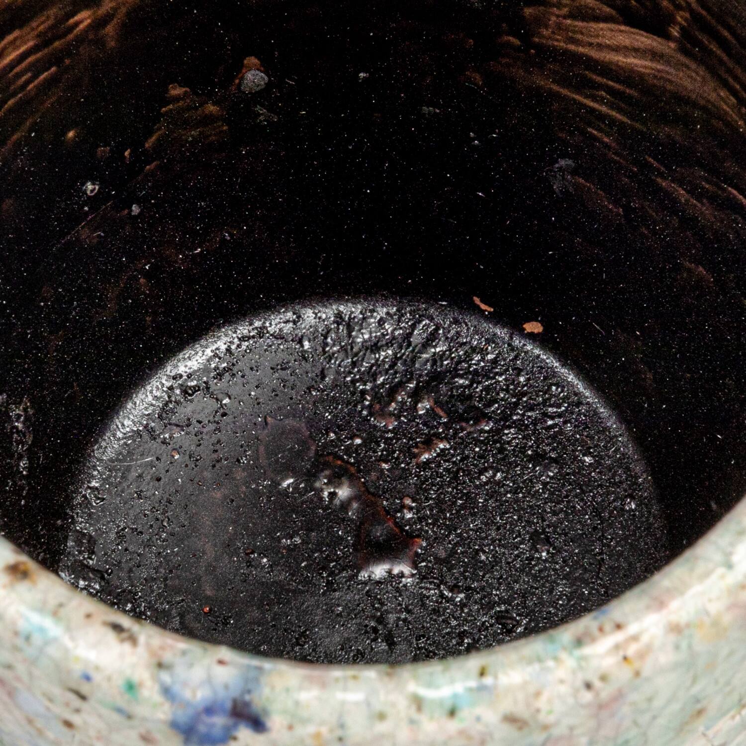 Hello Honey® 5.25" Blue Crackle Glaze Terra Cotta Planter