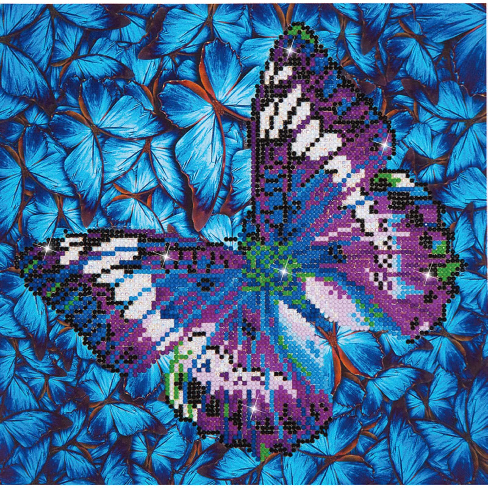 Diamond Dotz® Flutter By Mauve Diamond Painting Artwork Kit