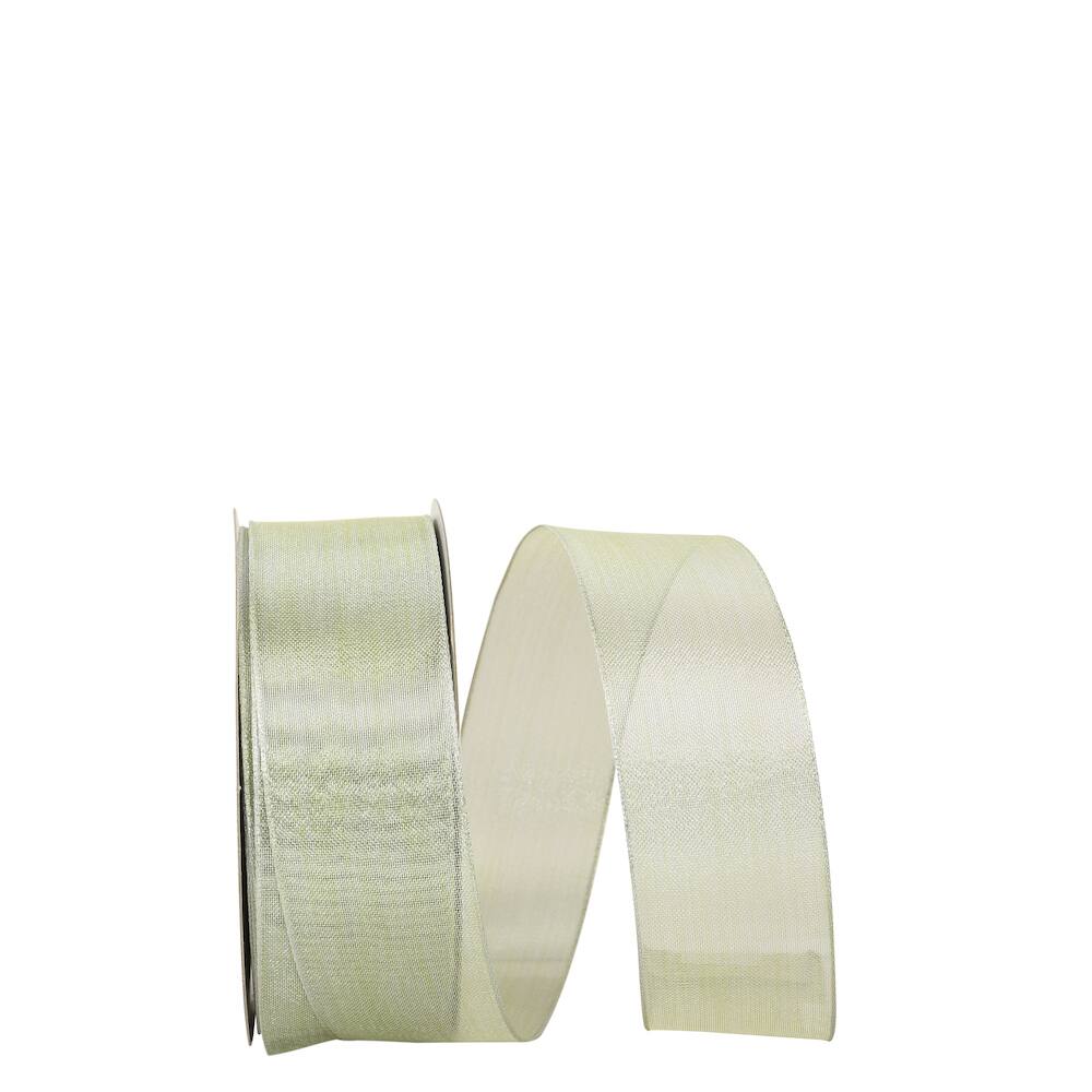 JAM Paper 1.5" x 25yd. Classic Wired Edge Mesh Ribbon