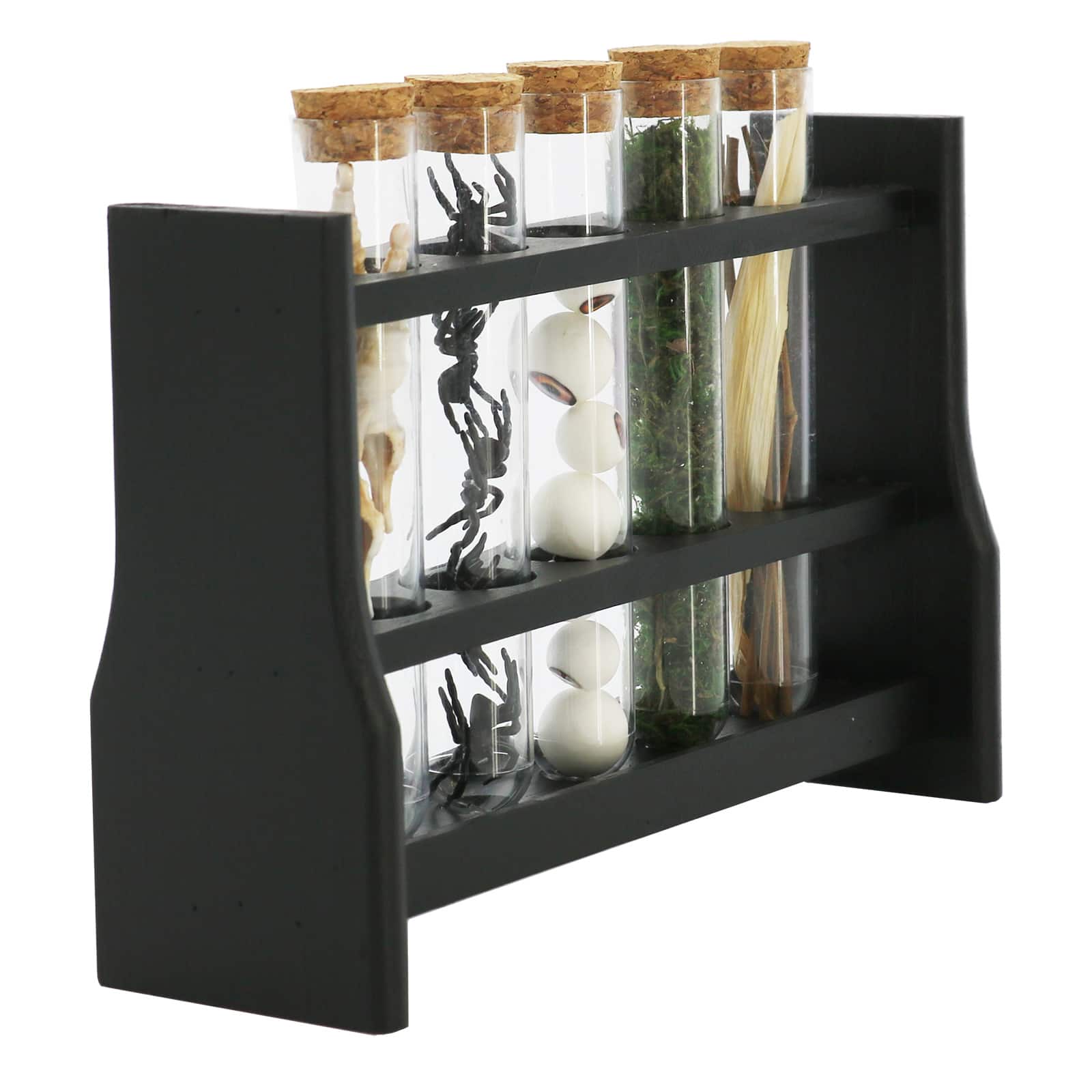 9&#x22; Witch&#x27;s Brew Test Tubes with Stand Tabletop D&#xE9;cor by Ashland&#xAE;