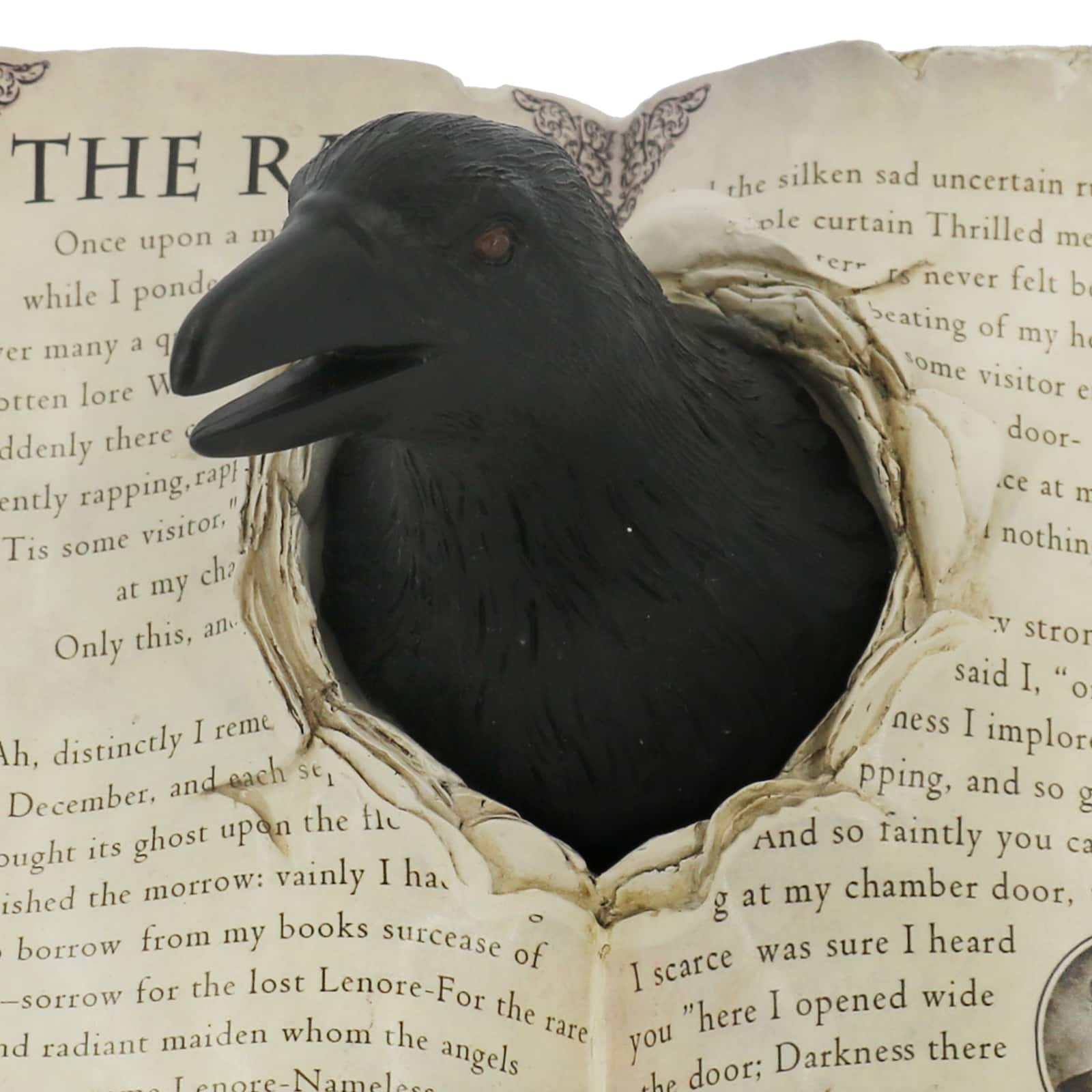 7&#x22; Poe&#x27;s Raven Tabletop Book by Ashland&#xAE;