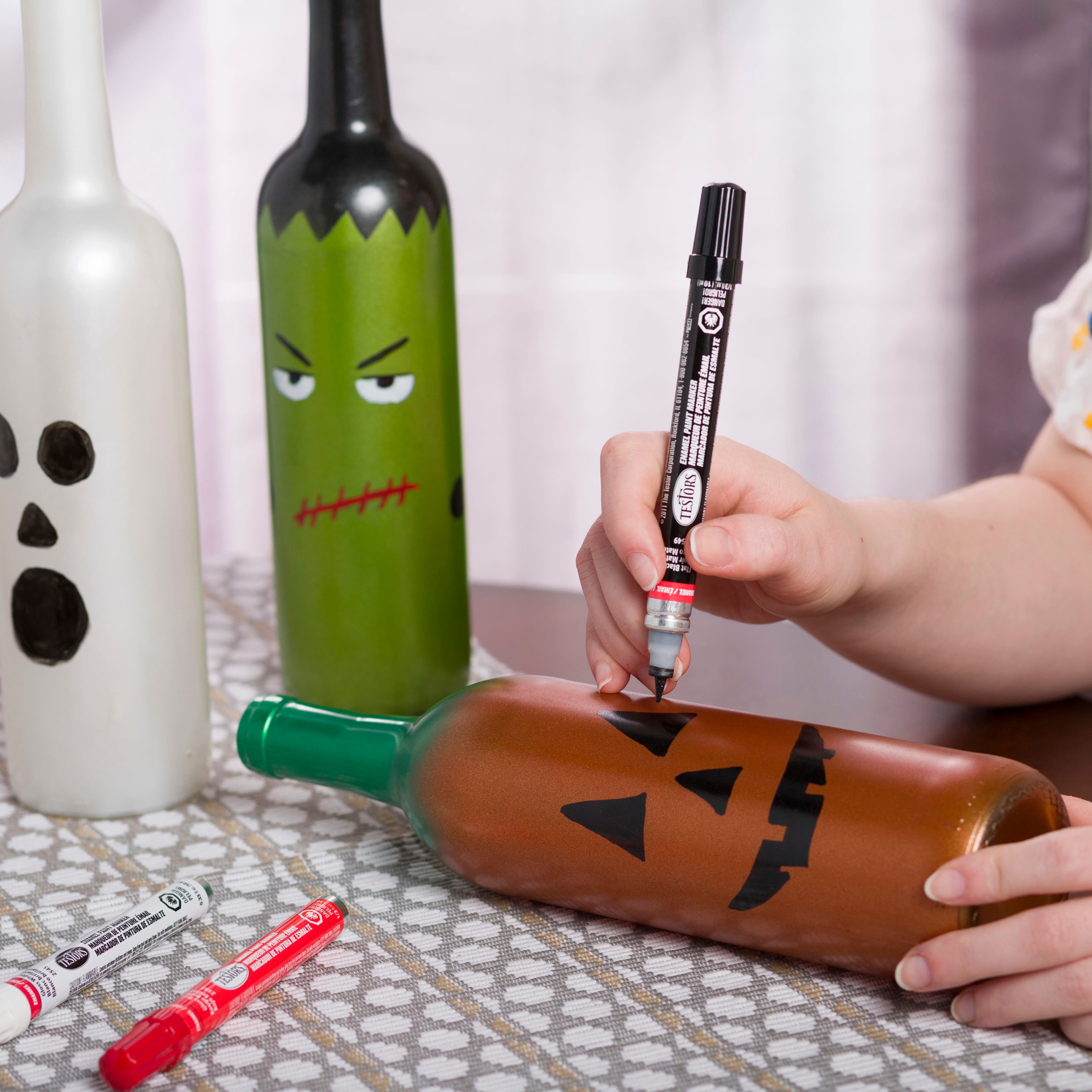 Testors® Flat Black Chisel Tip Enamel Marker