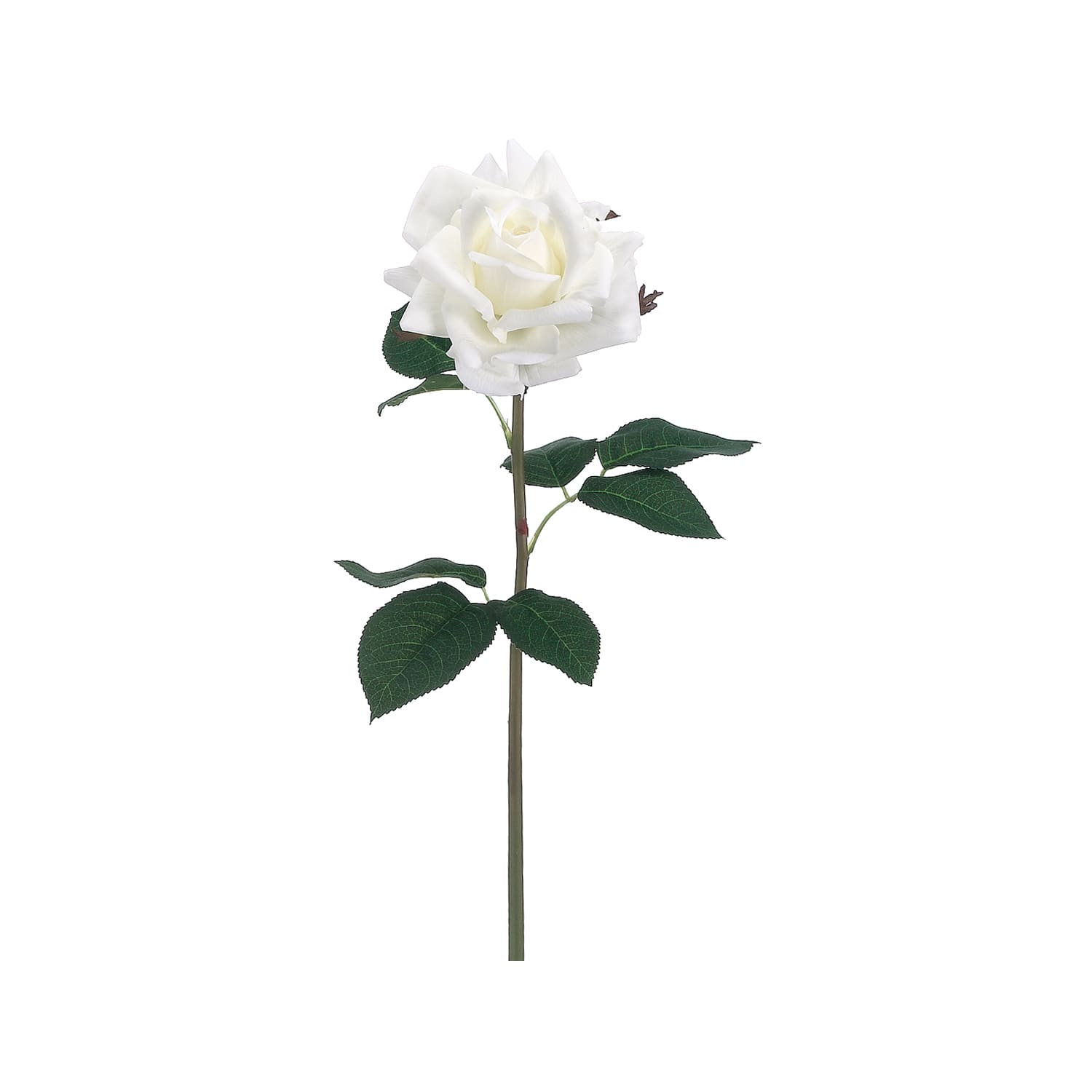 Real Touch White Rose Spray