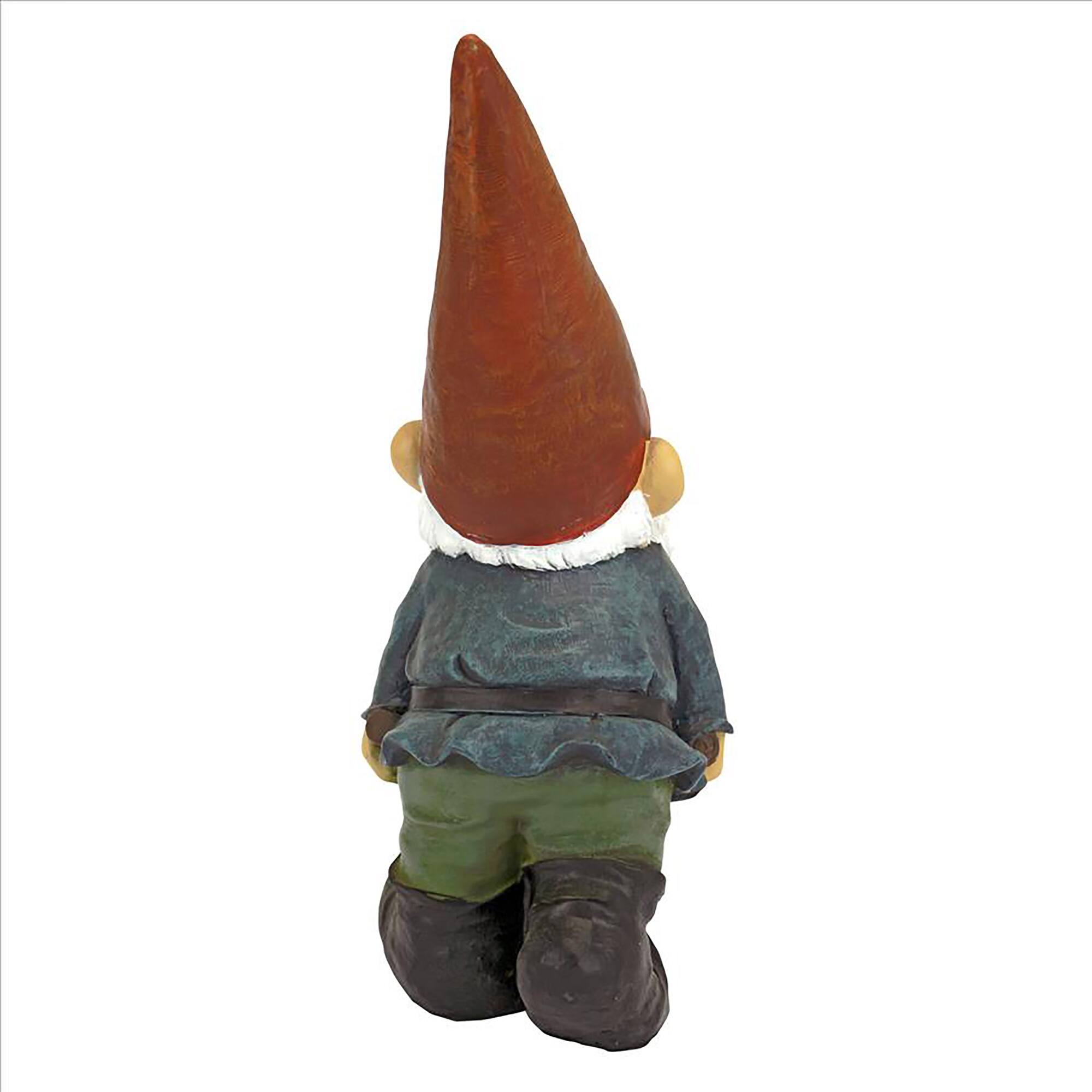 Design Toscano 12" Wheelbarrow Willie: Garden Gnome Statue