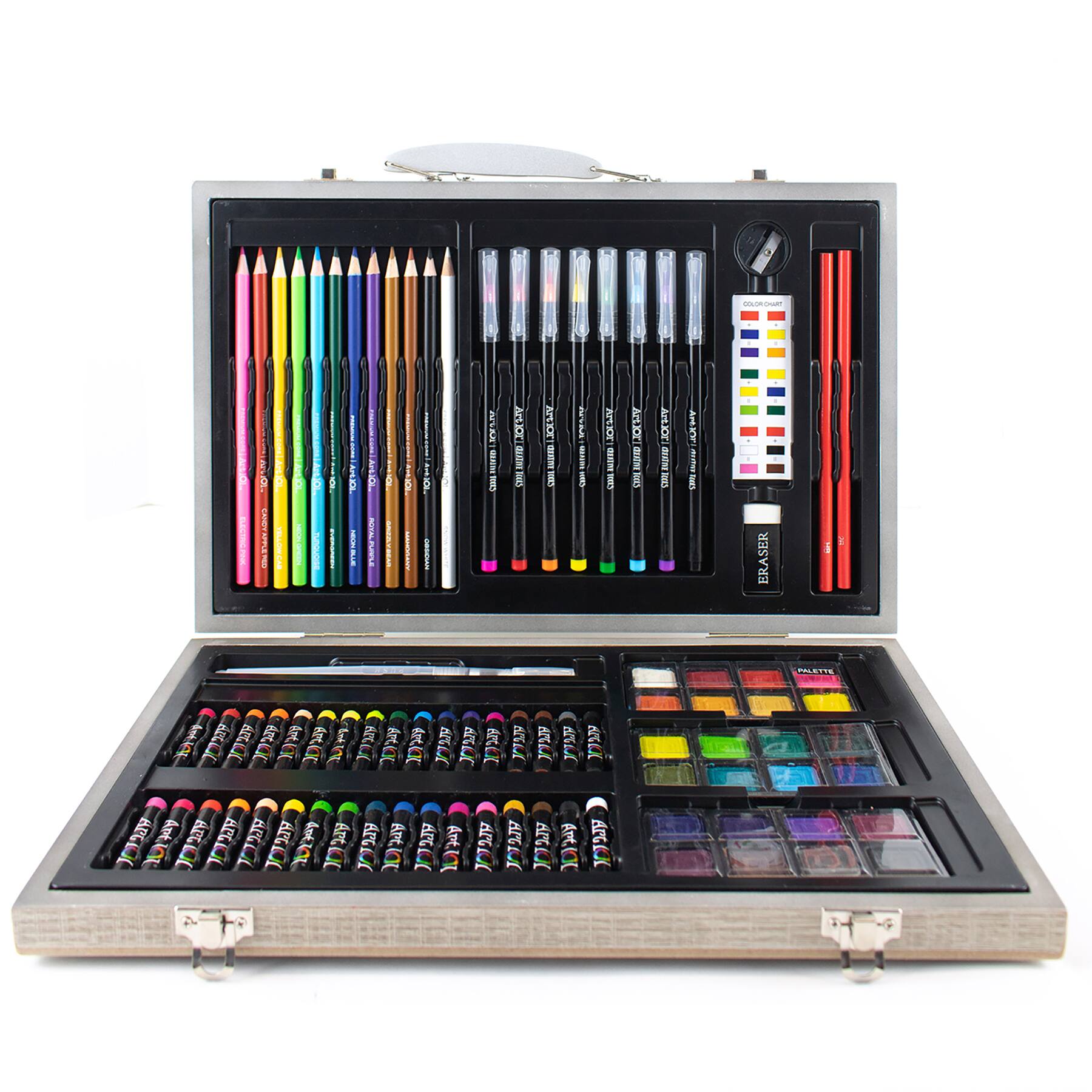 Art 101 Watercolor, Draw &#x26; Sketch Wood Art Set