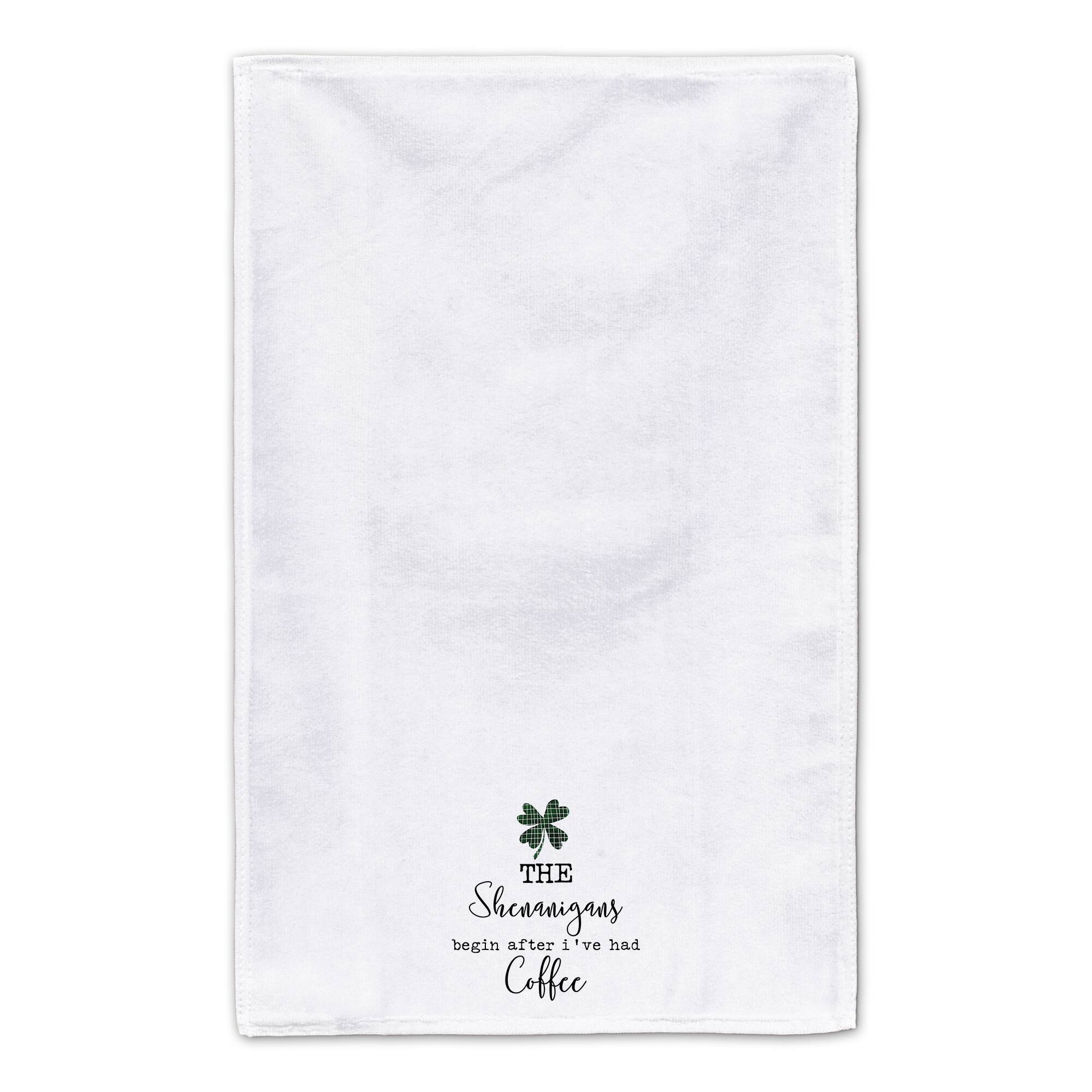 Shenanigans After Coffee 16" x 25" Tea Towel - Set of 2