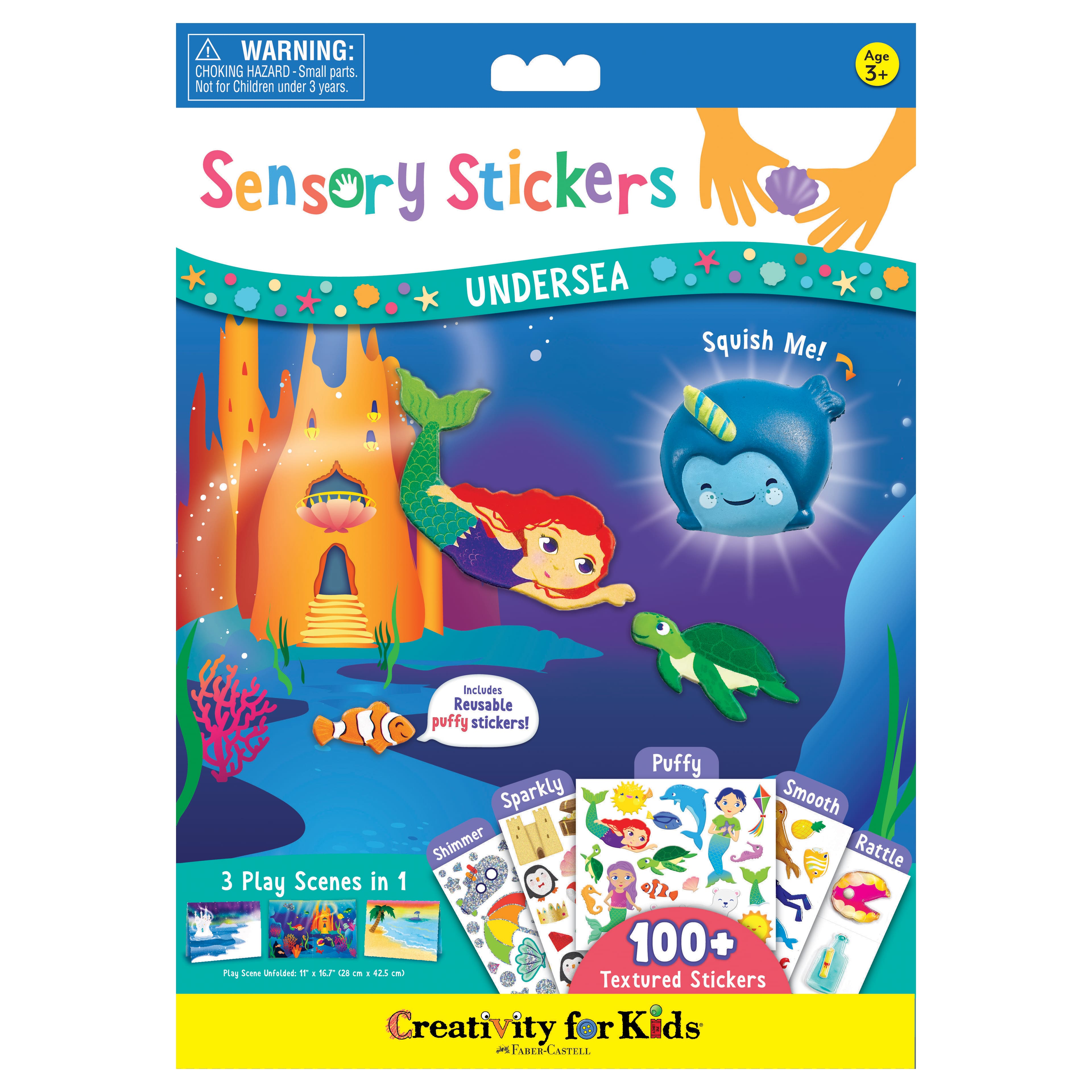 6 Pack: Creativity for Kids&#xAE; Undersea Sensory Stickers