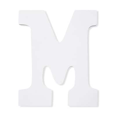 White Wood Letter by ArtMinds®, 9" image