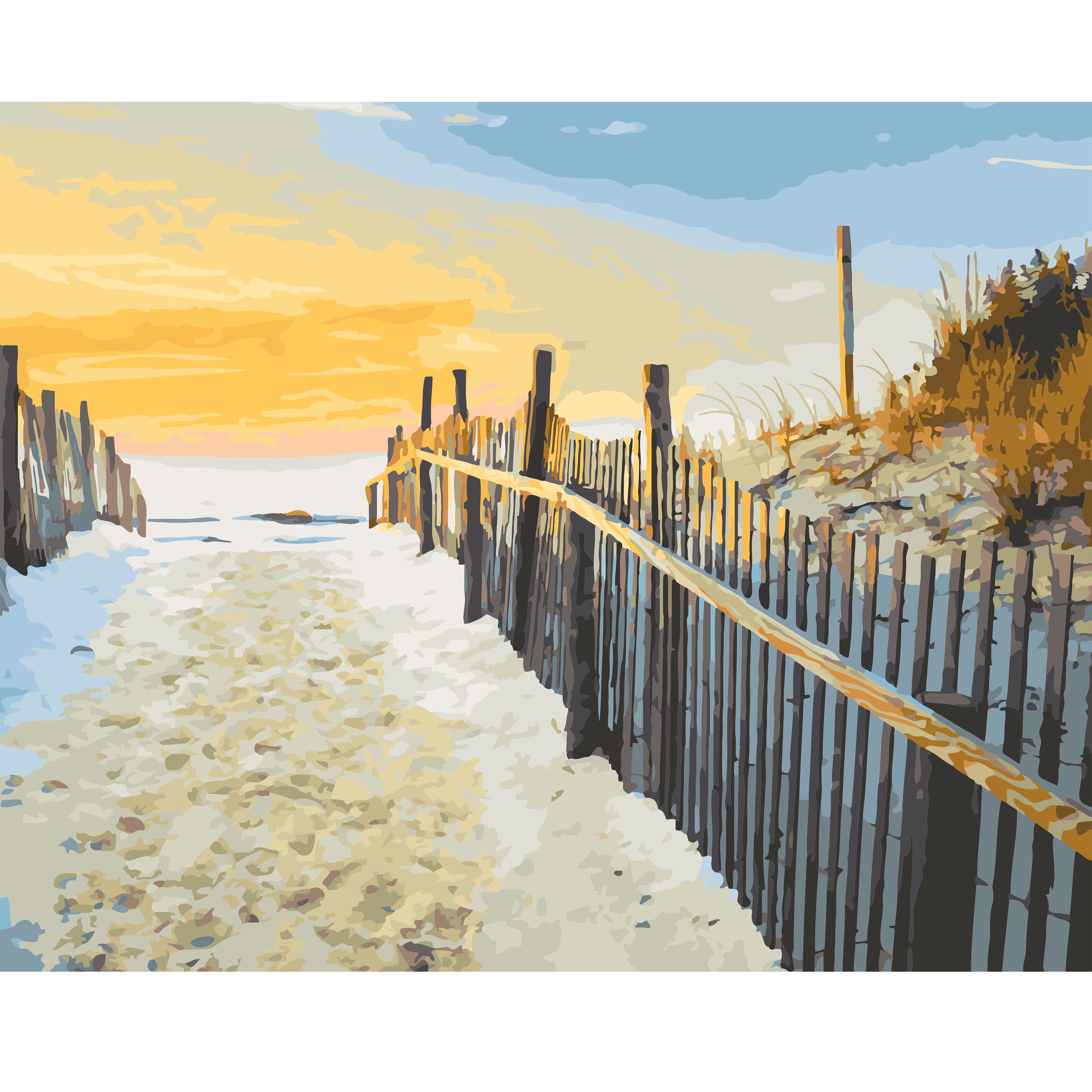 Beach Pathway Paint-by-Number Kit by Artist&#x27;s Loft&#xAE;