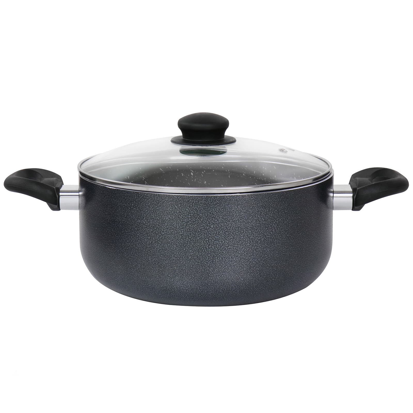 Oster Pallermo 5qt. Charcoal Aluminum Dutch Oven with Lid