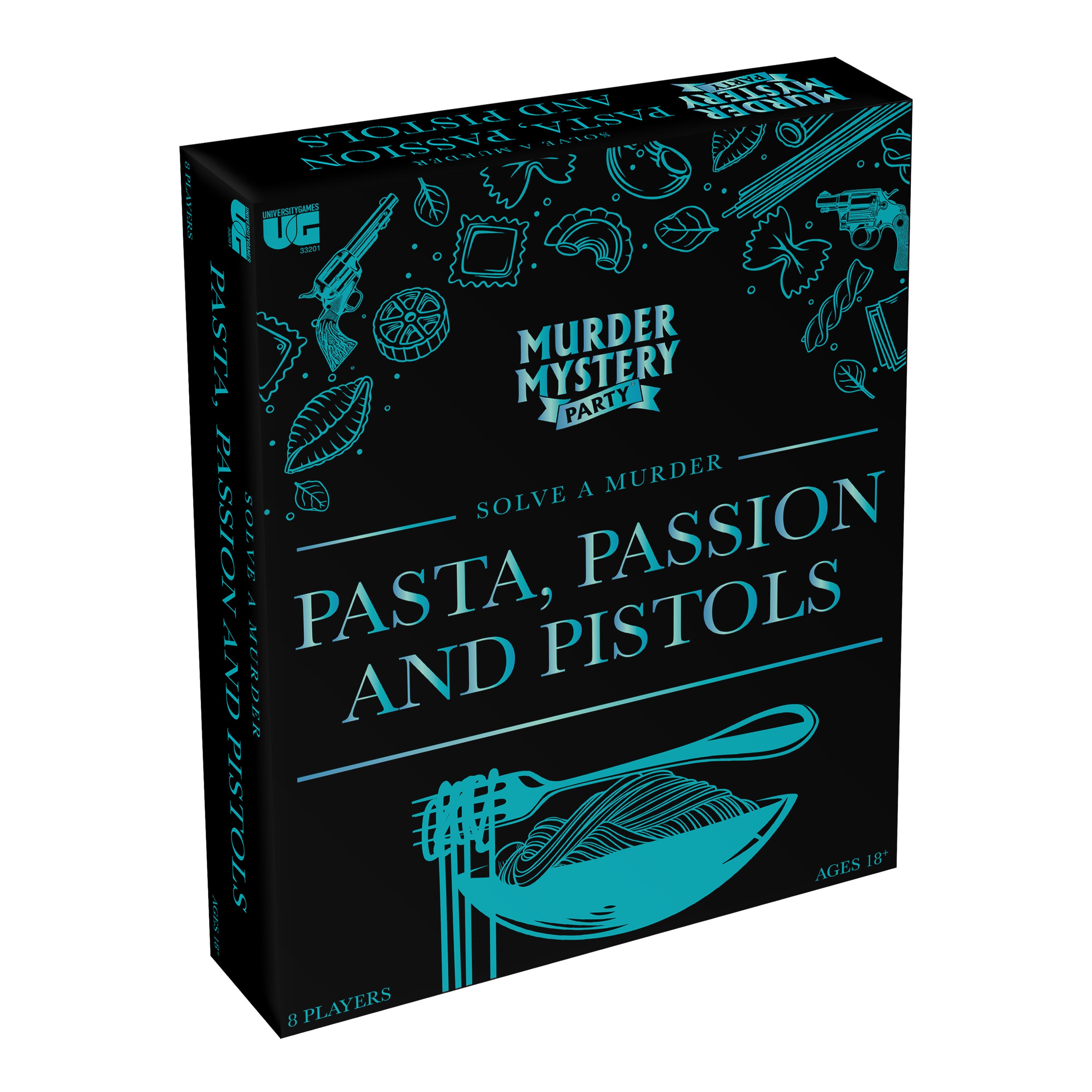 Murder Mystery Party® Pasta, Passion & Pistols Game
