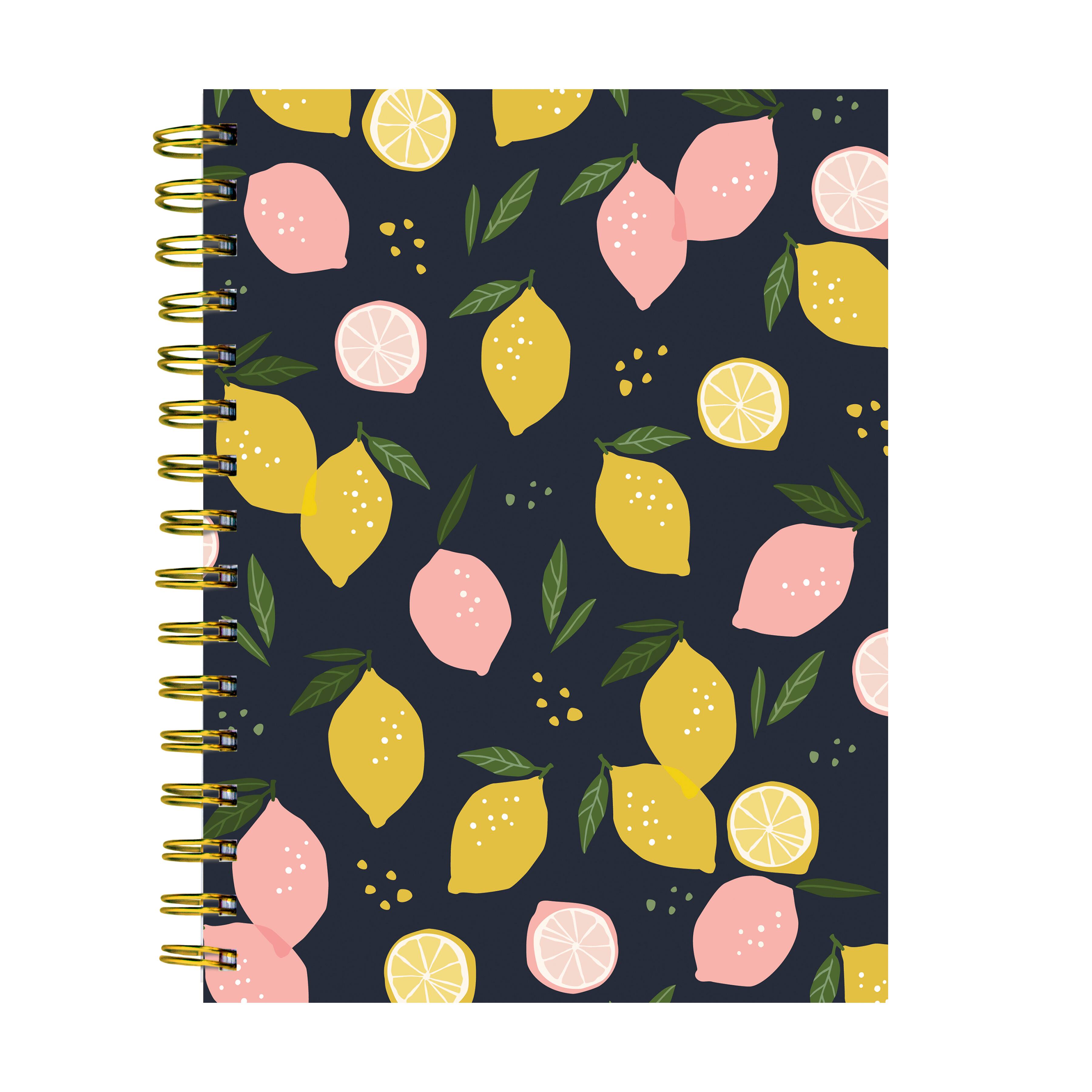 TF Publishing Joy Lemon Squeeze Spiral Lined Journal