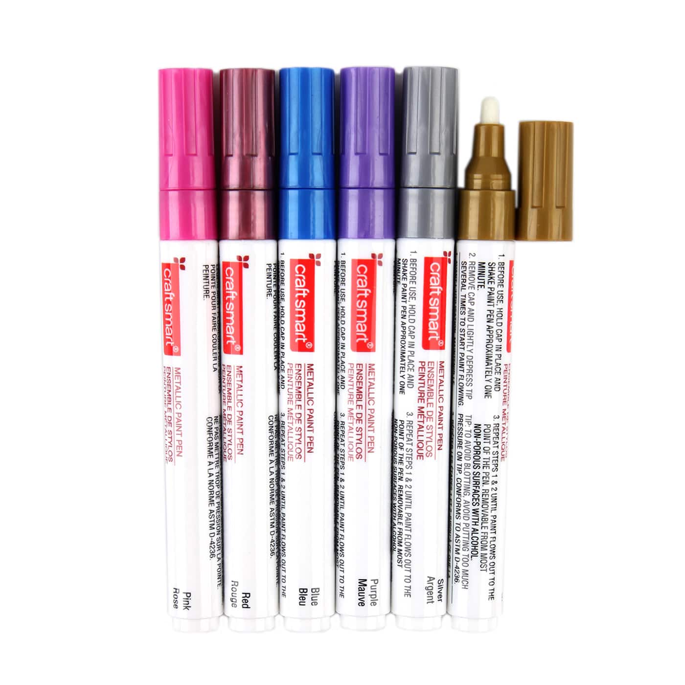  Morfone Metallic Marker Pens, Set of 10 Colors Paint