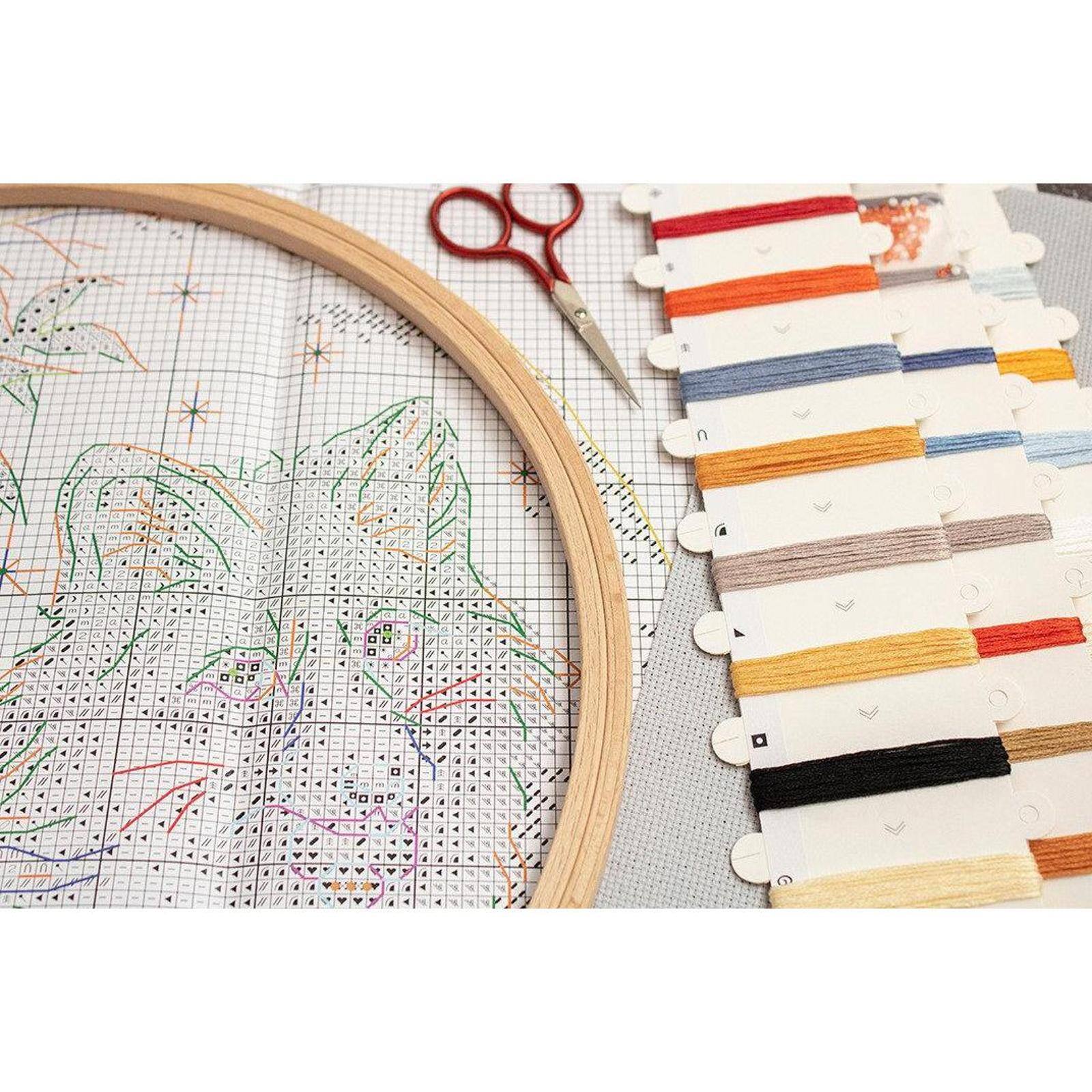 LetiStitch Kitsune Counted Cross Stitch Kit