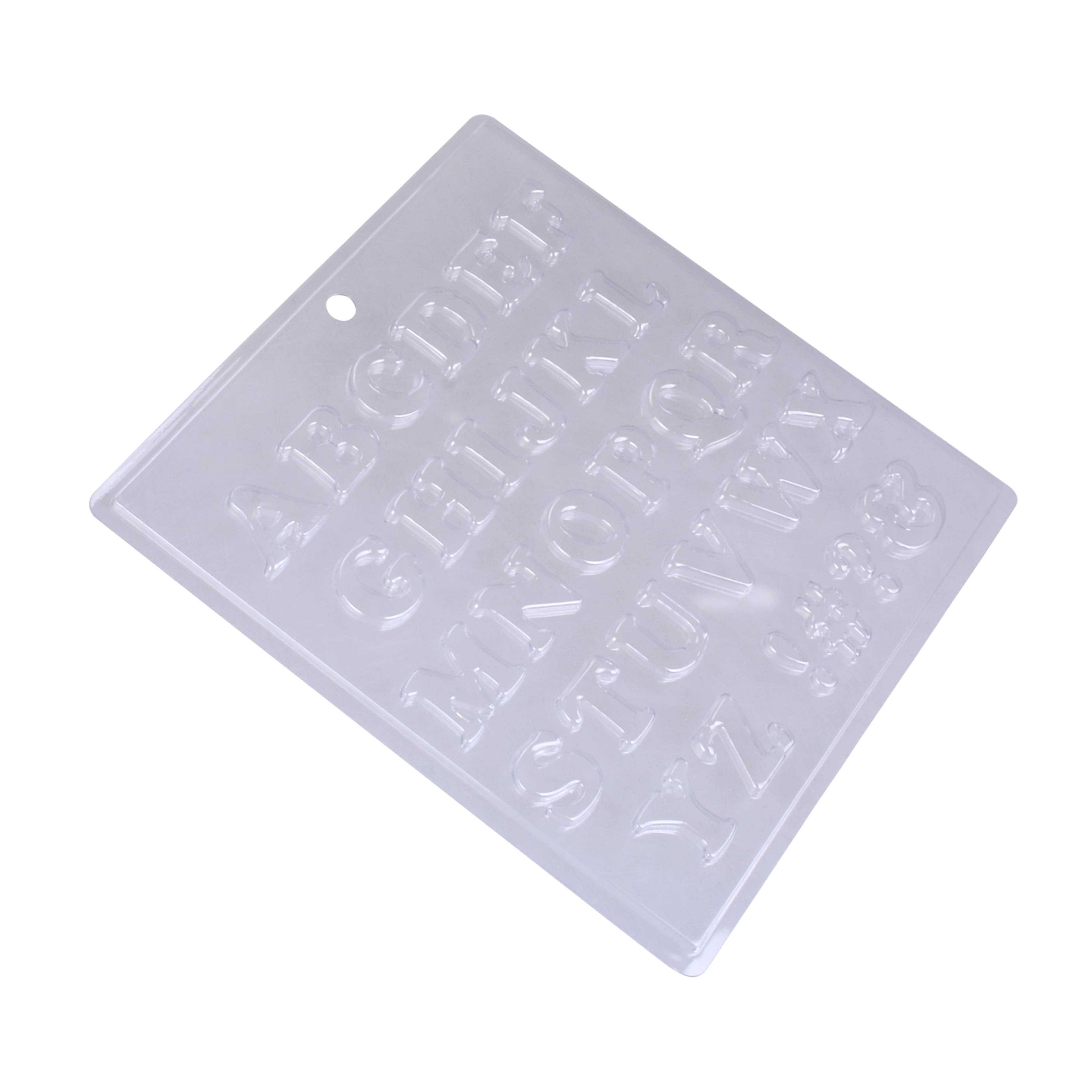Serif Alphabet Plastic Candy Mold by Makery&#x2122;