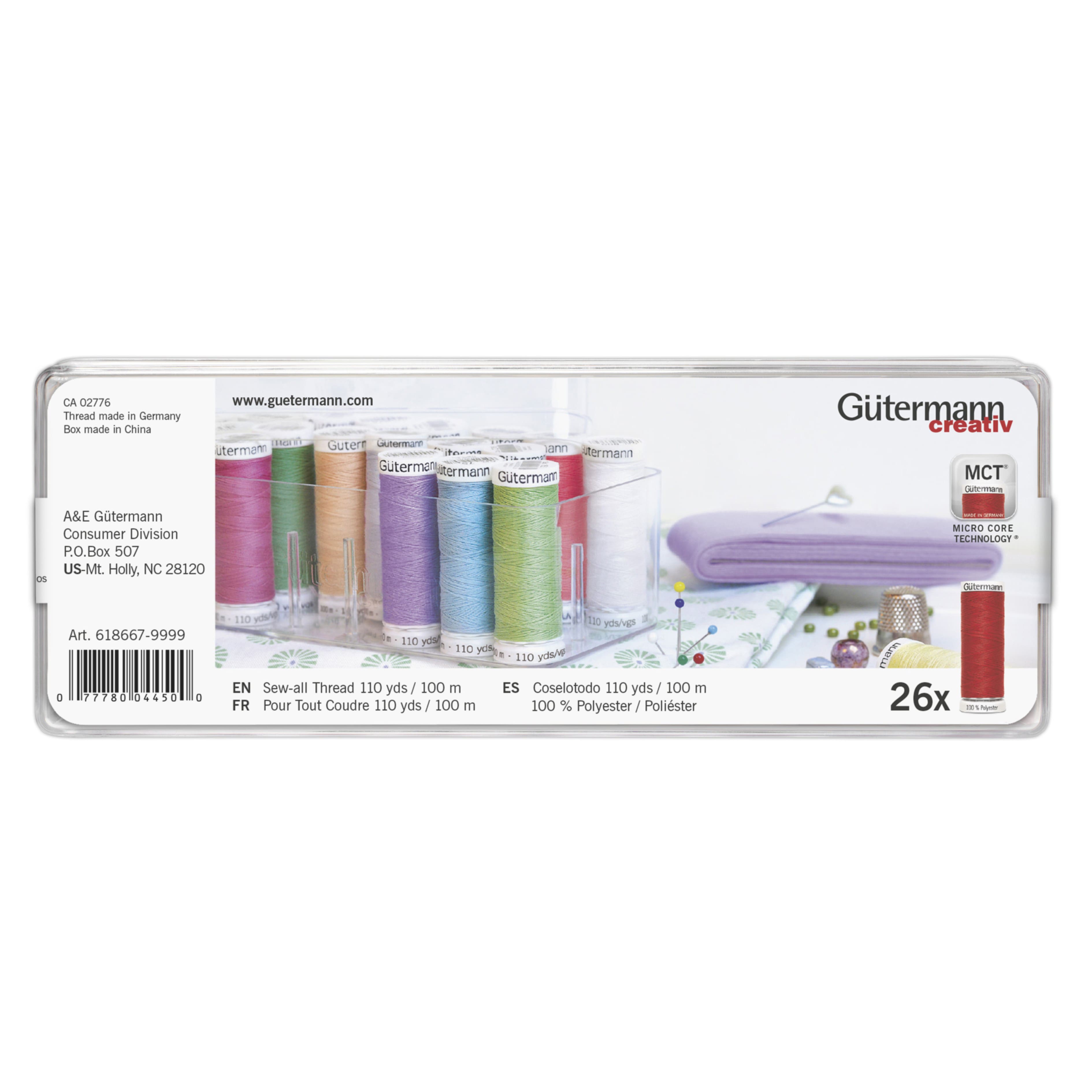 Gütermann 26 Spool Sew-All Box