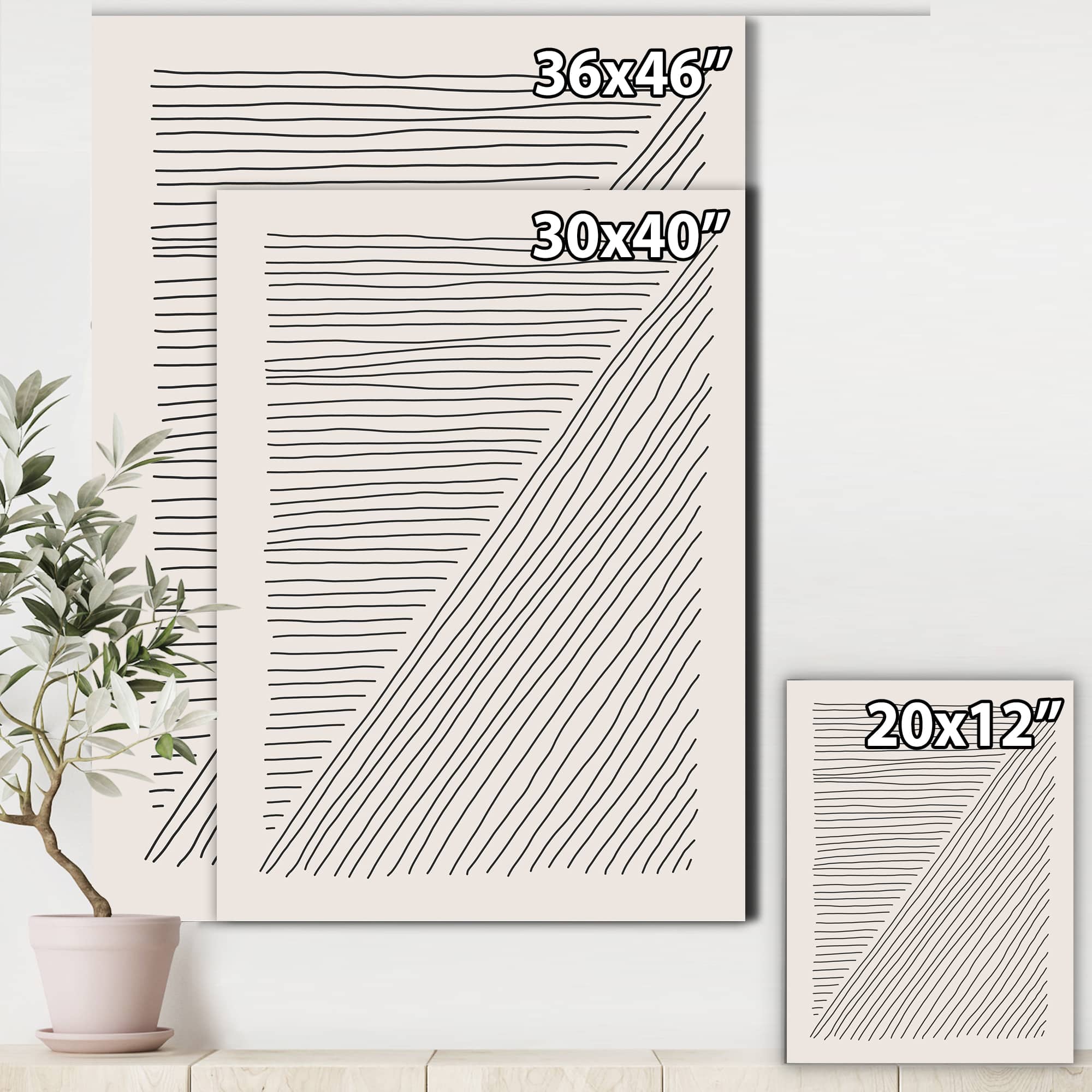 Designart - Minimal Geometric Lines IV