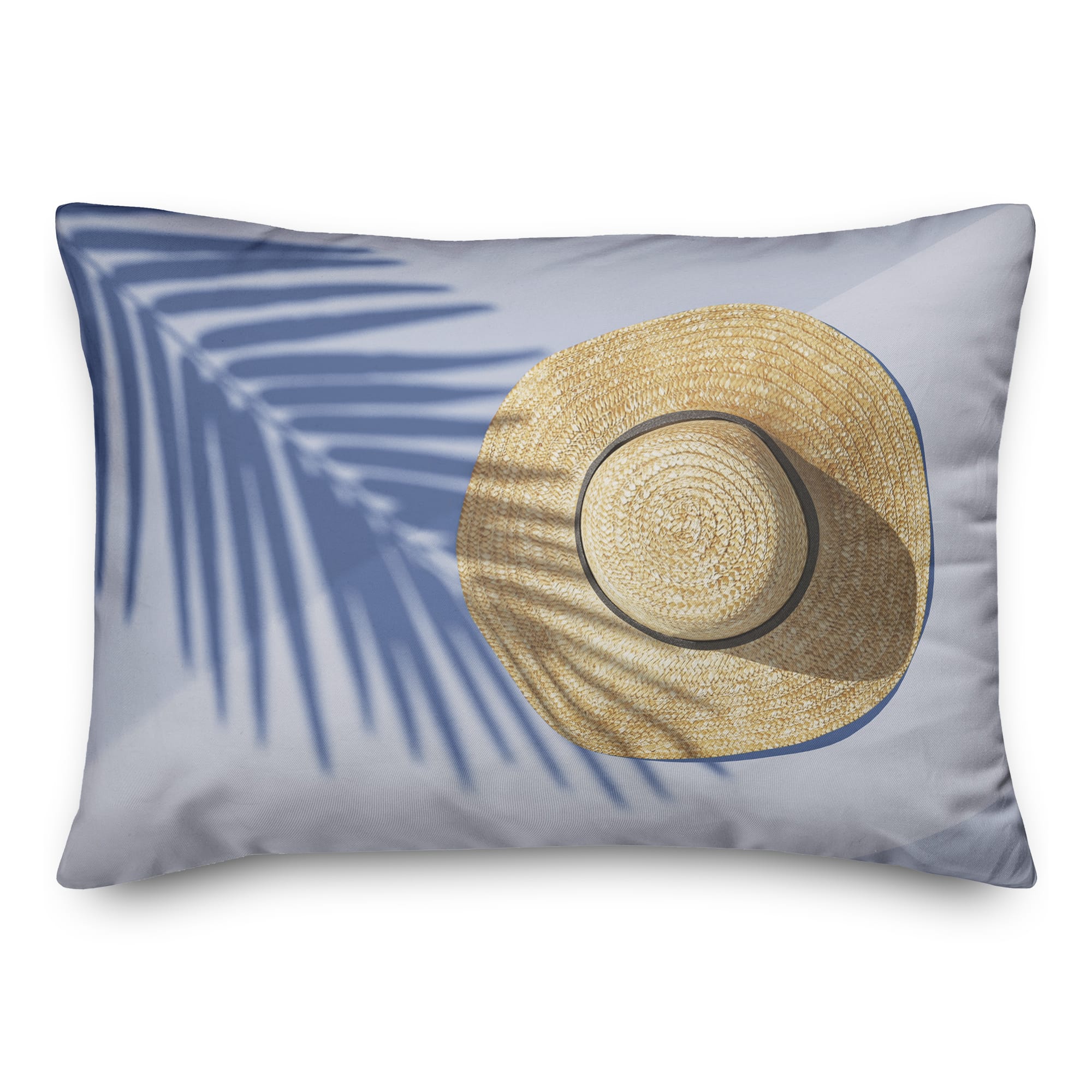 Sun Hat Scene Throw Pillow