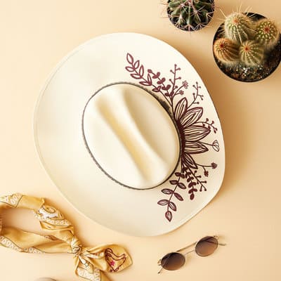 Boho Design Cowboy Hat​