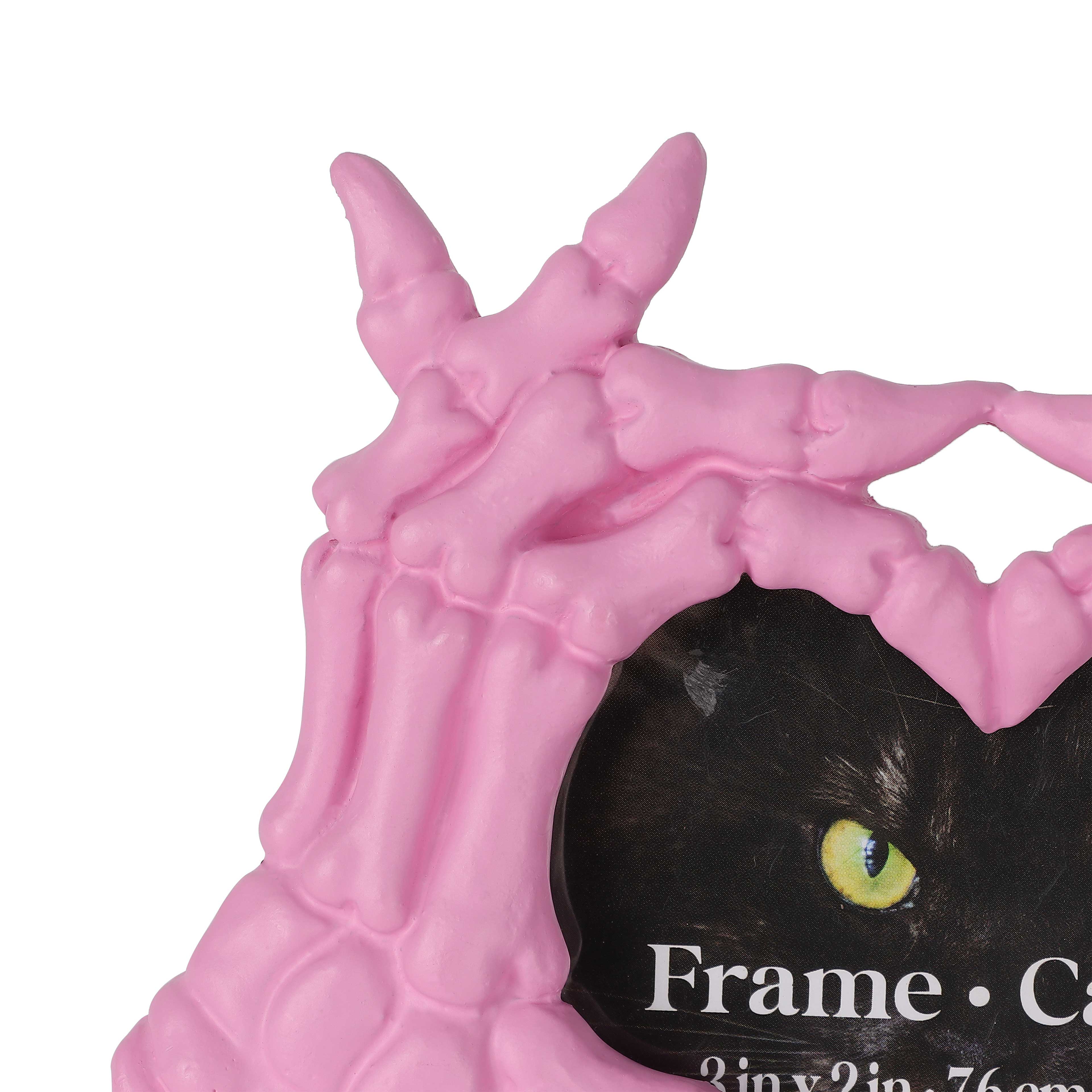 Assorted 3&#x22; x 2&#x22; Skeletal Hands Heart Tabletop Frame by Ashland&#xAE;