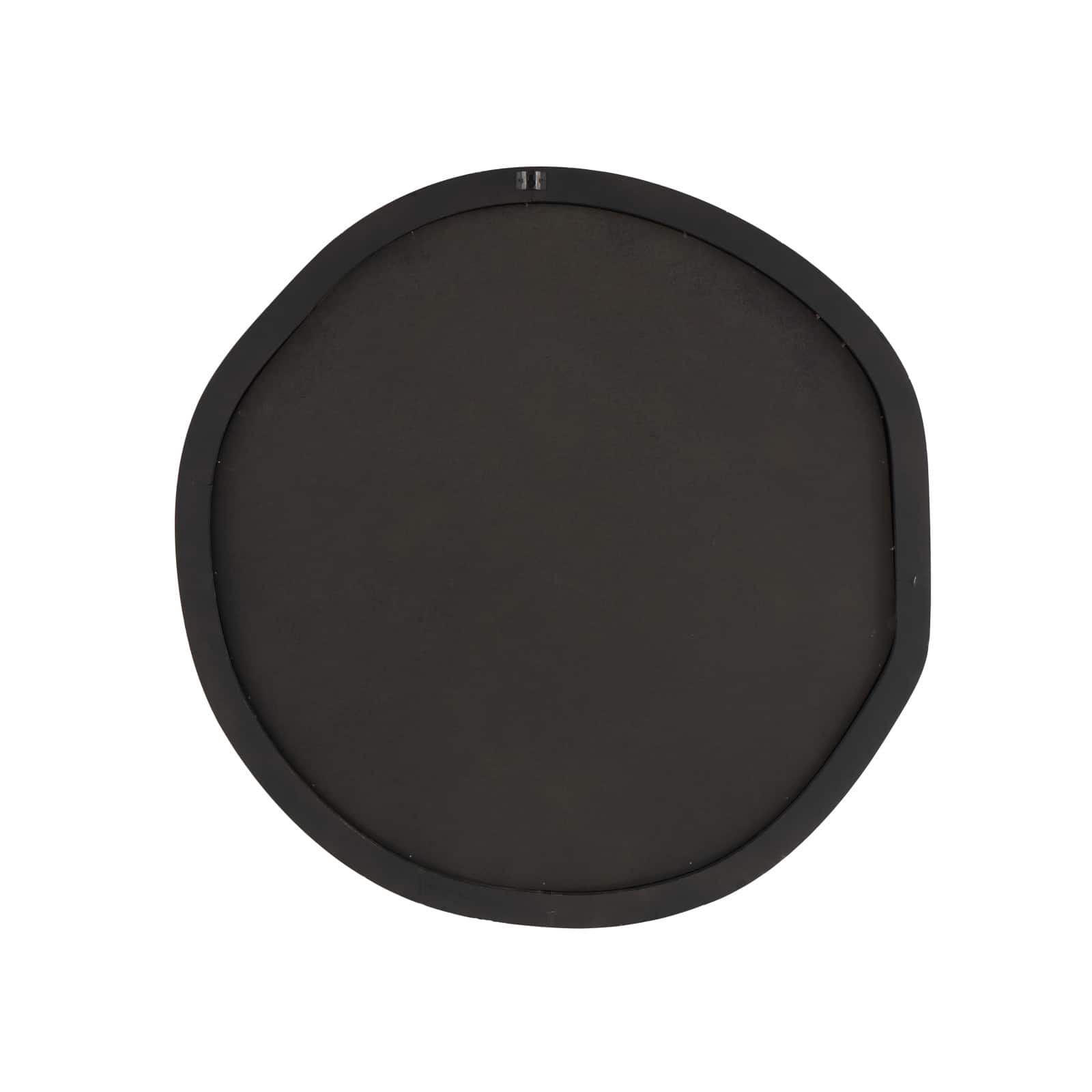 30" Black Velvet Wavy Room Wall Mirror