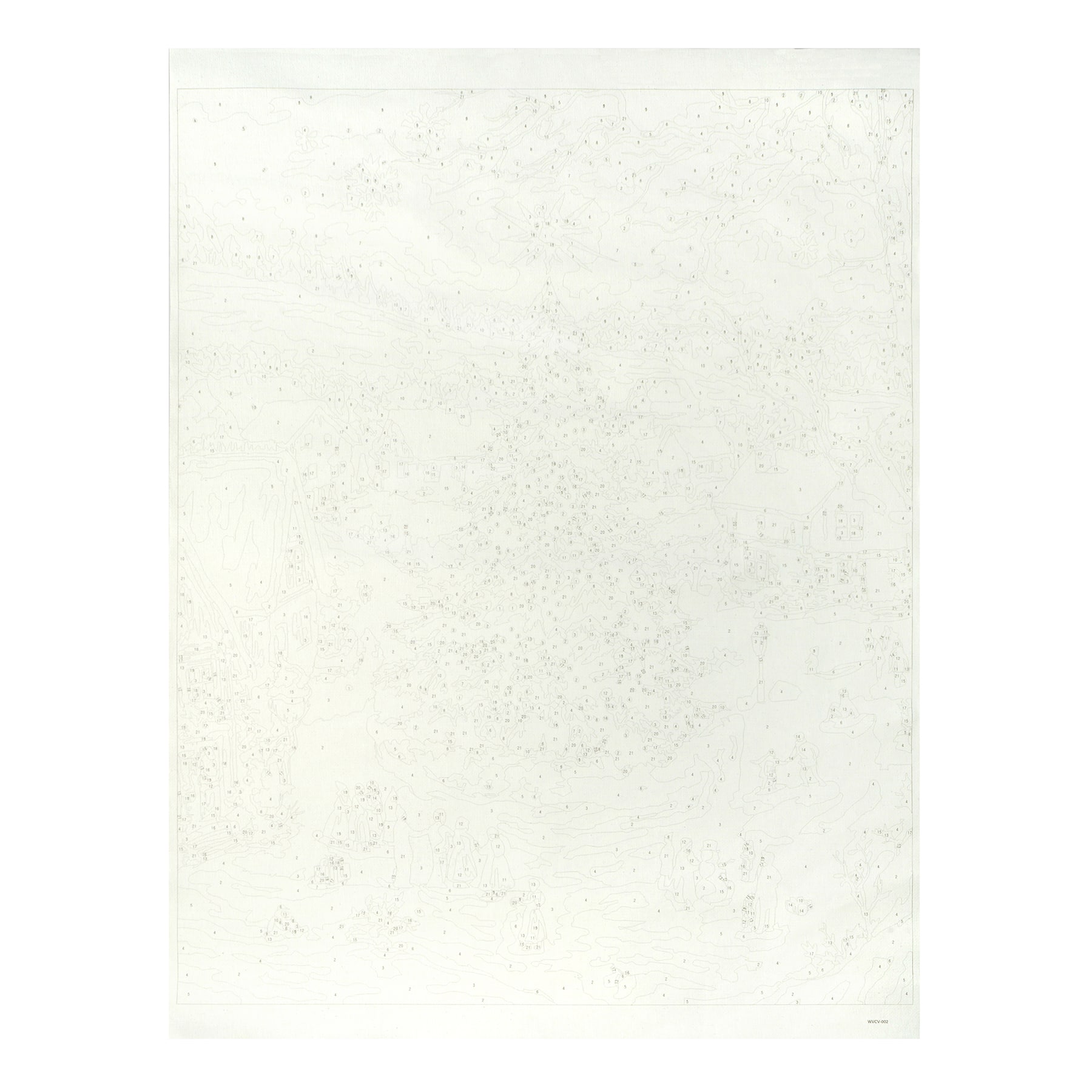 16" x 20" Christmas Tree Village Paint-by-Number Kit by Artist's Loft™