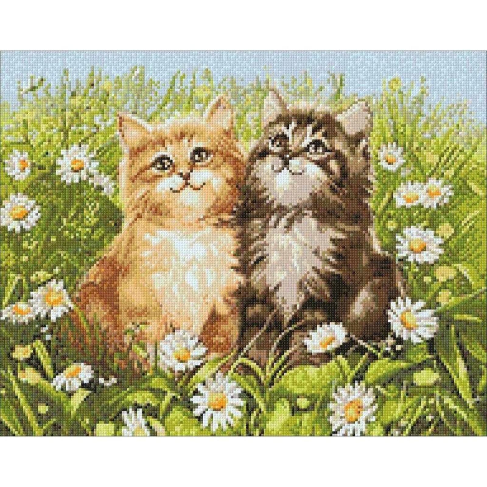 Crafting Spark Summer Kittens Diamond Painting Kit