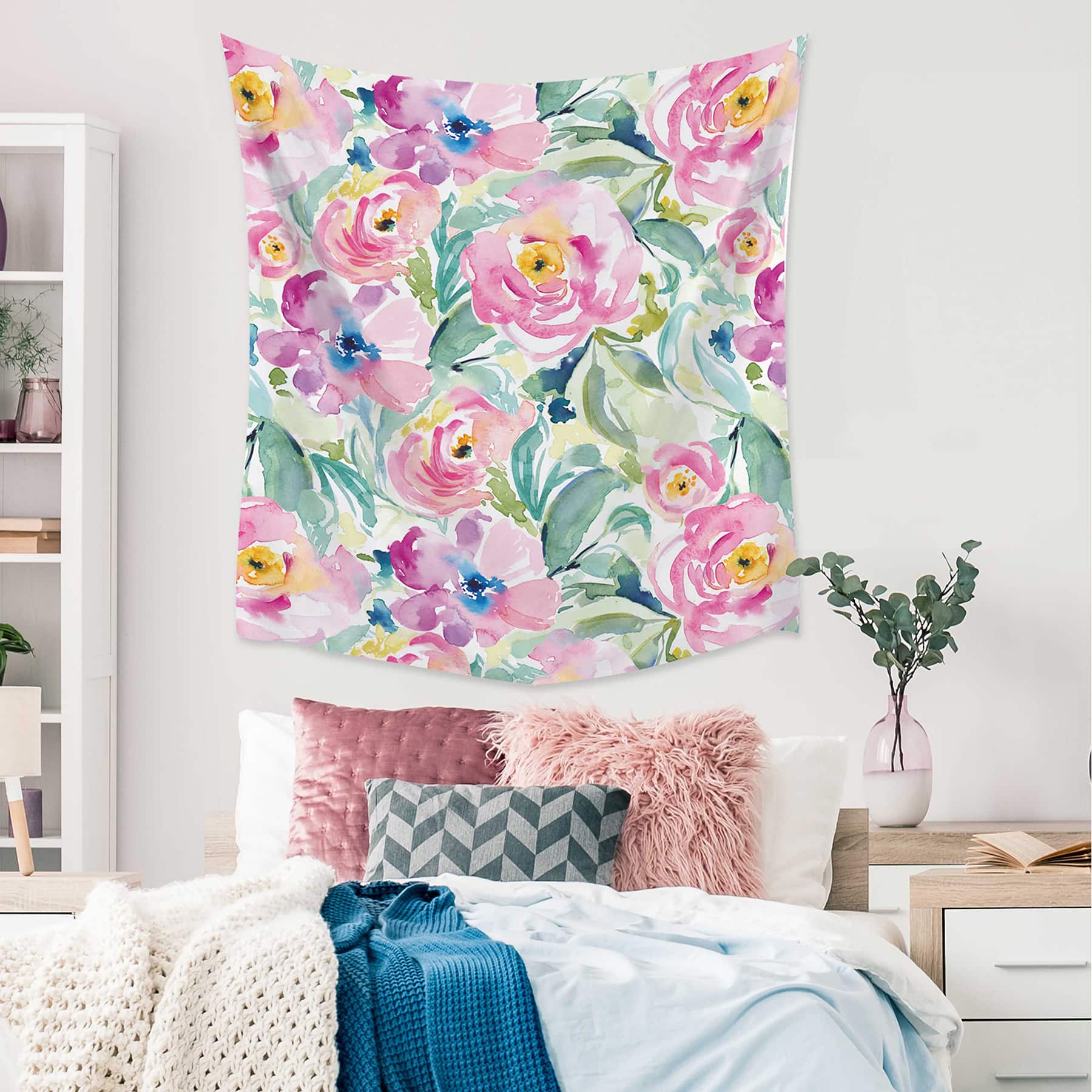 RoomMates Floral Bloom Tapestry