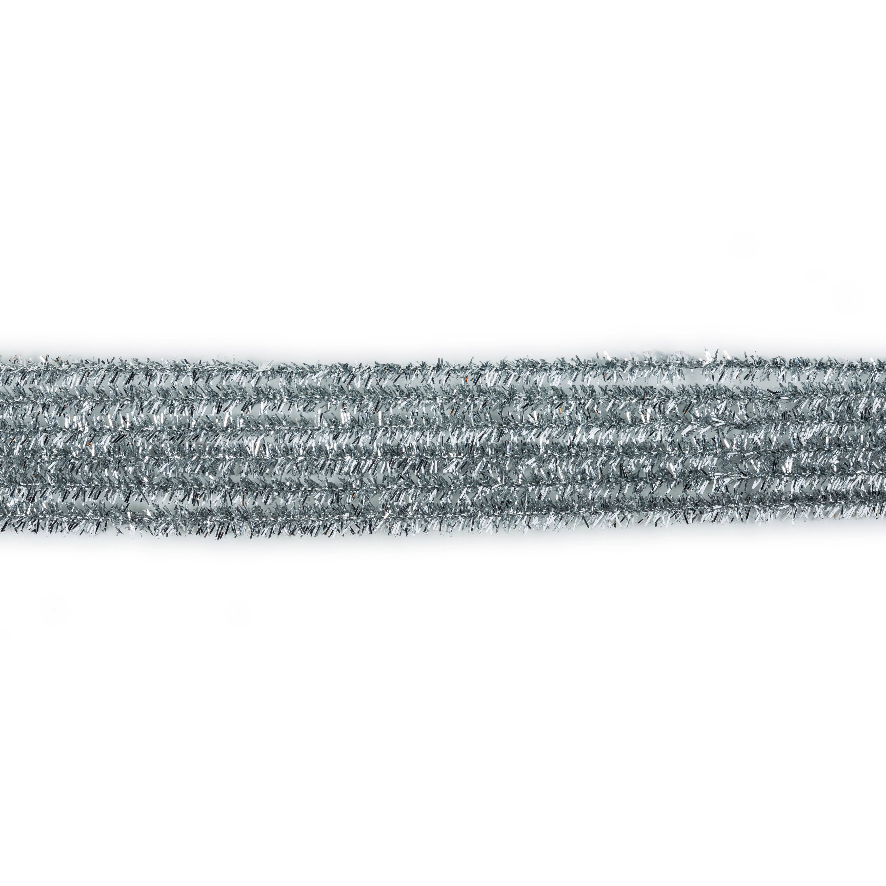 12 Packs: 100 ct. (1,200 total) 6mm Glitter Chenille Pipe Cleaners by Creatology™